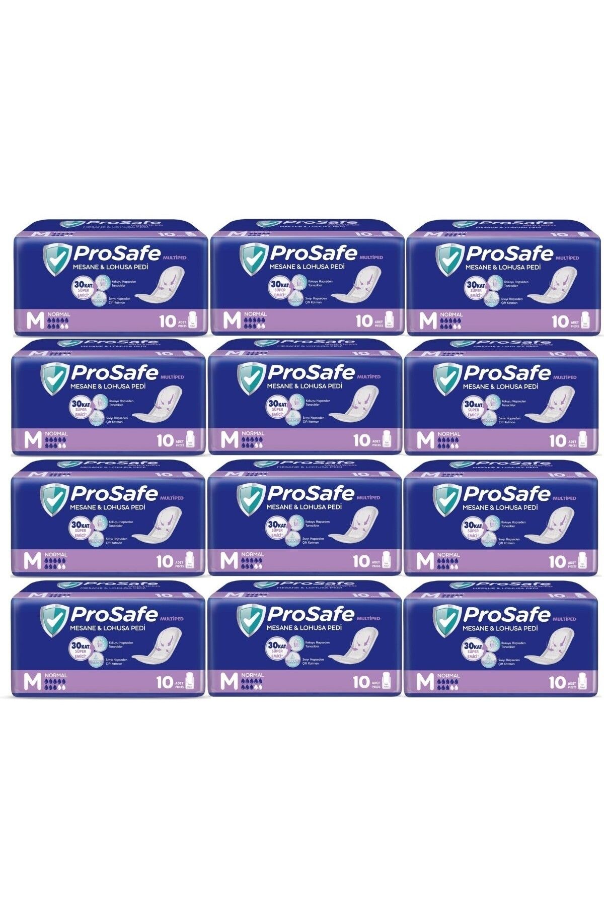 PROSAFE Mesane Pedi Normal 10 lu x 12 Adet