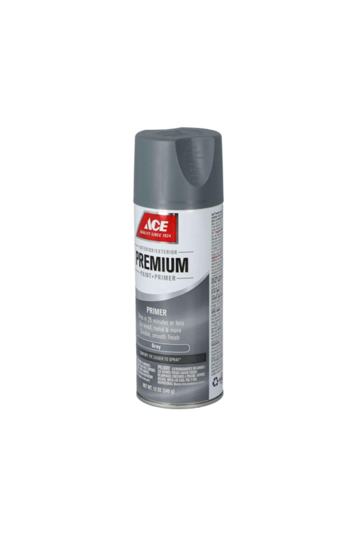 ACE-Superb Coverage Smooth Enamel Primer Spray Paint 12oz 3