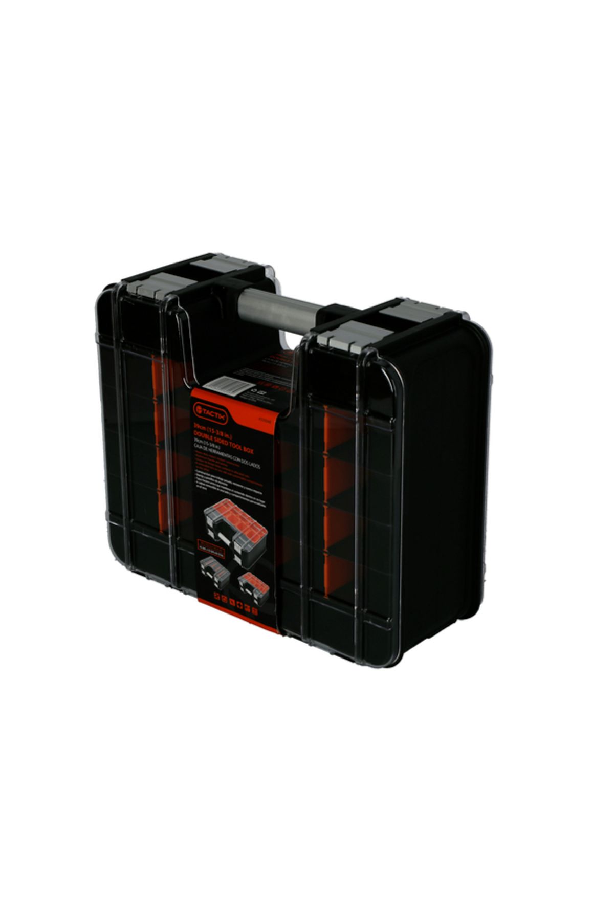 Tactix-Double Sided Tool Box with Removable Dividers and Tubs 39cm 6