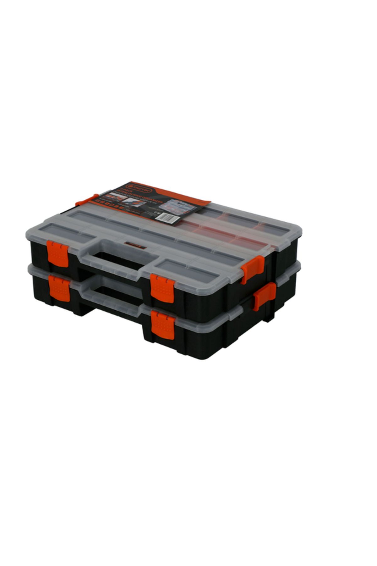 Tactix-2-Piece Multi-Compartment Tool Organisers with Separators 6