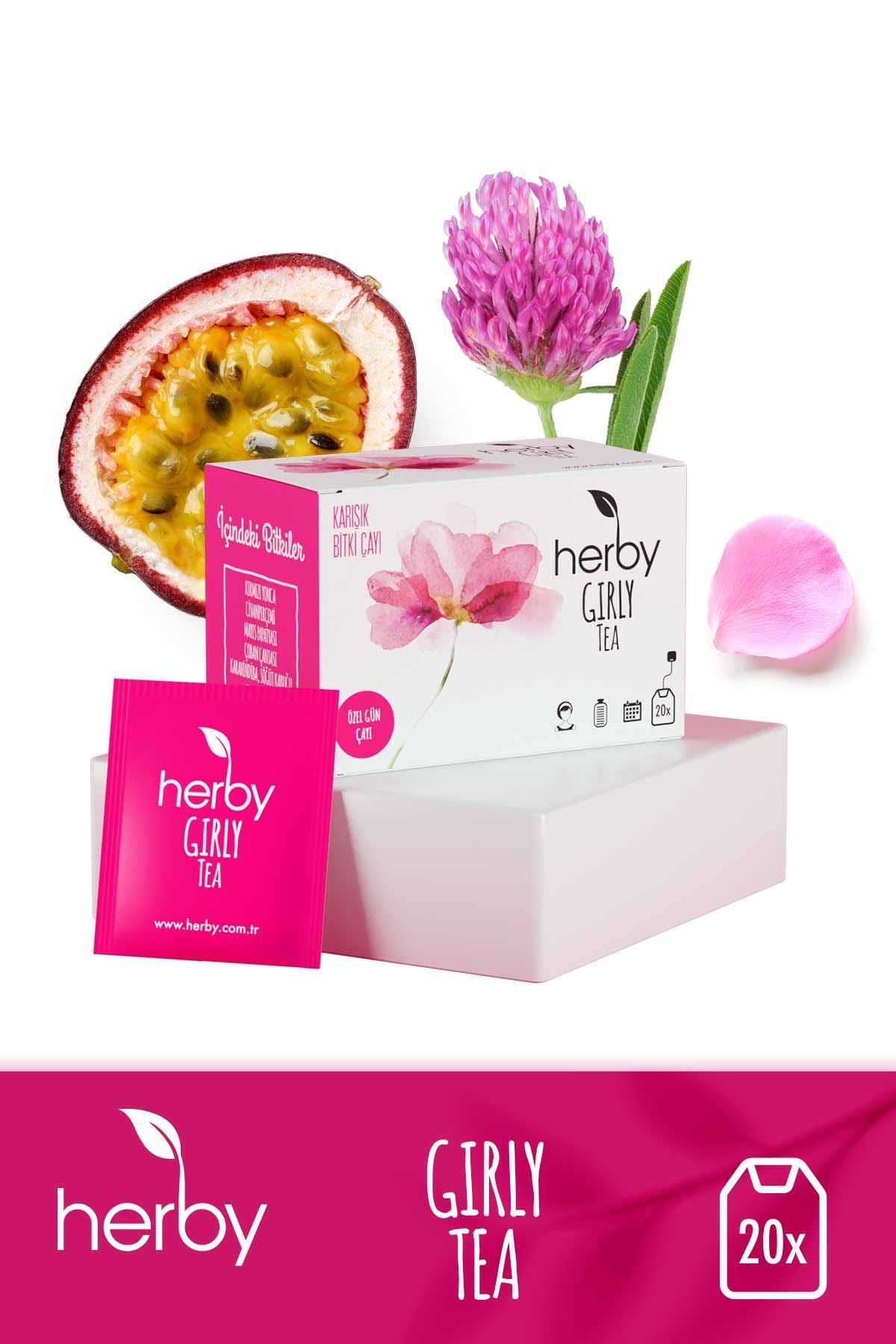 Herby Girly Tea Regl Dönemine Özel Rahatlatıcı Bitki Çayı