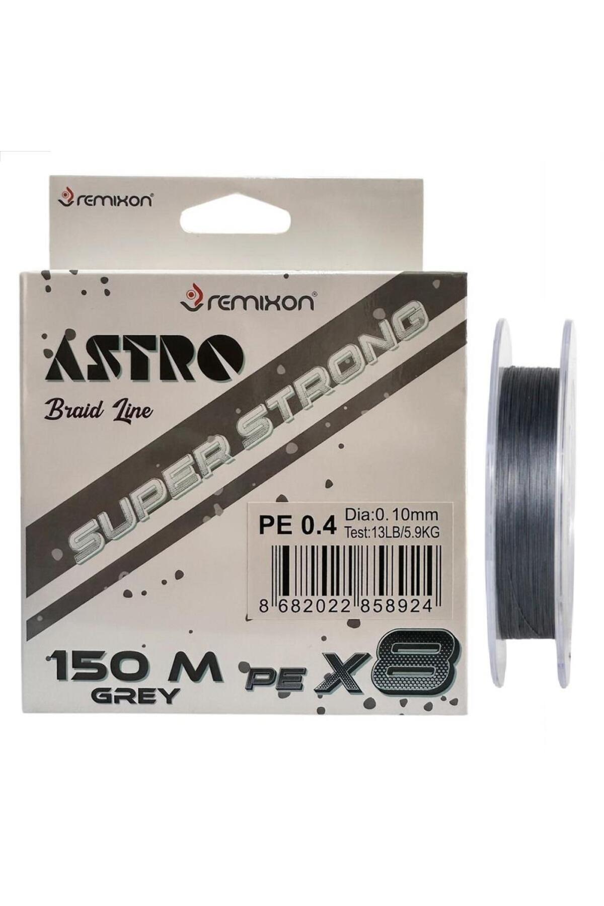 REMIXON Astro 8x 0.10mm 150m Grey Ip Misina