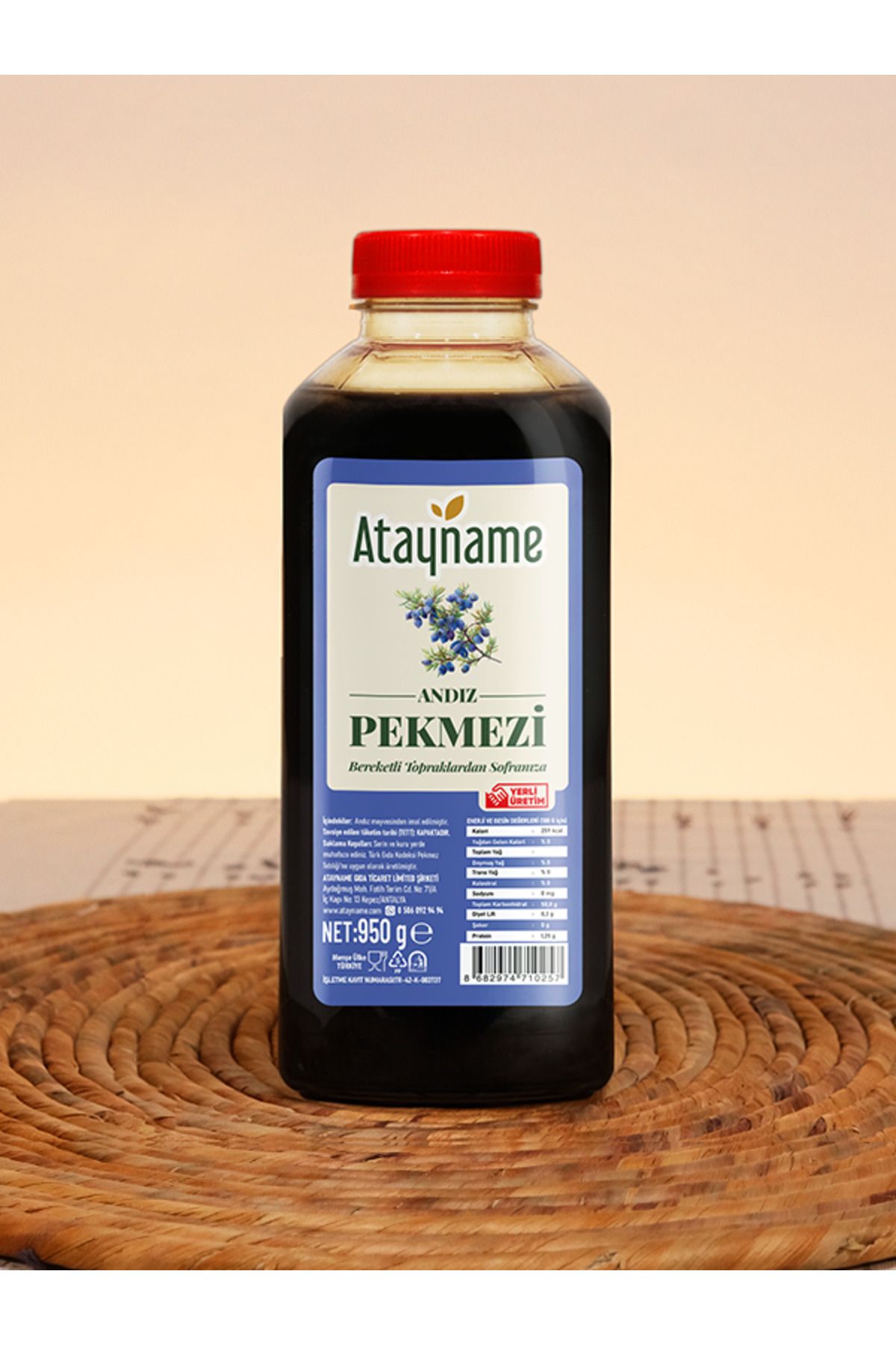 ATAYNAME Andız Pekmezi 950 Gr.