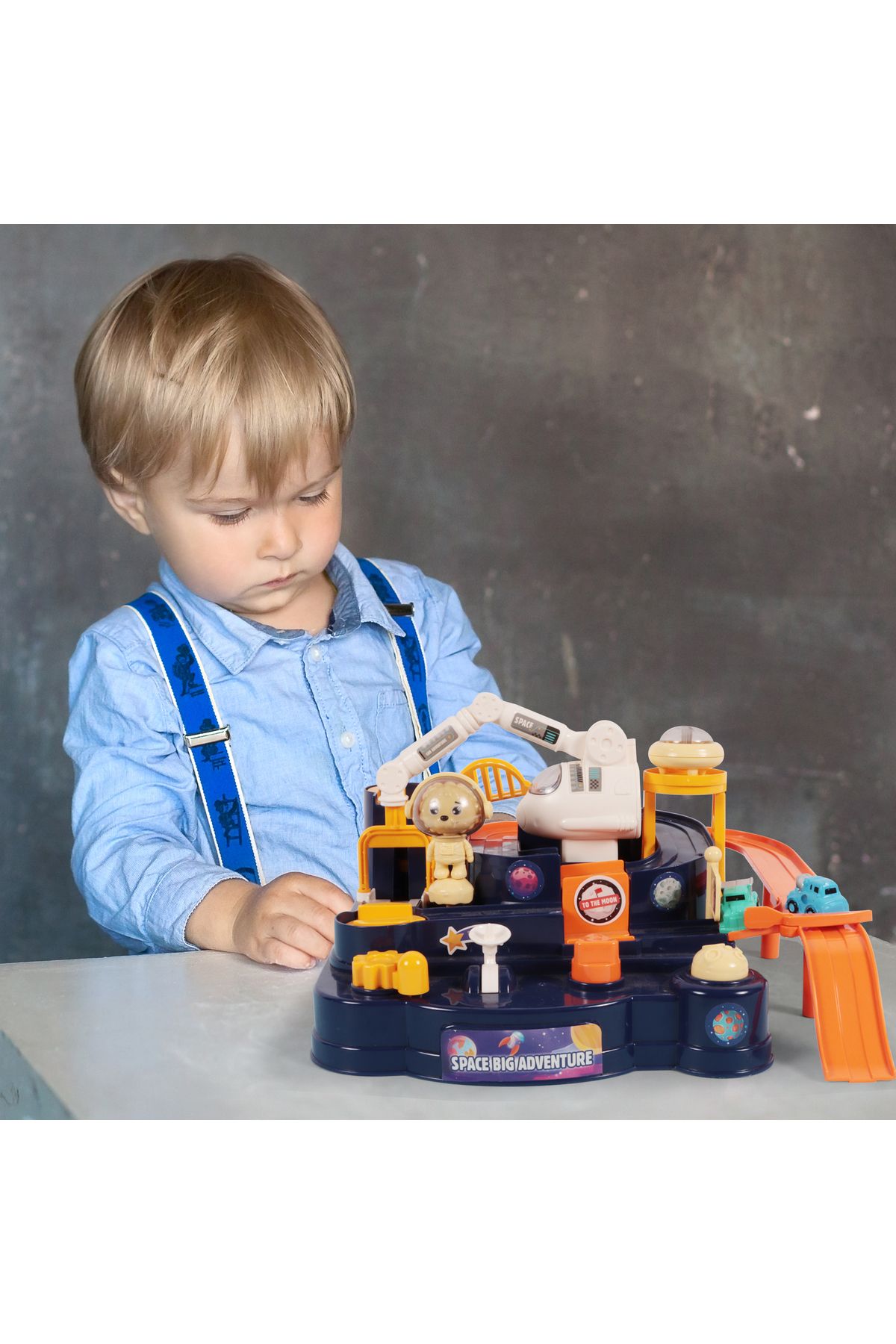 Ogi Mogi Toys-4 Button Control Space Adventure Playset 6