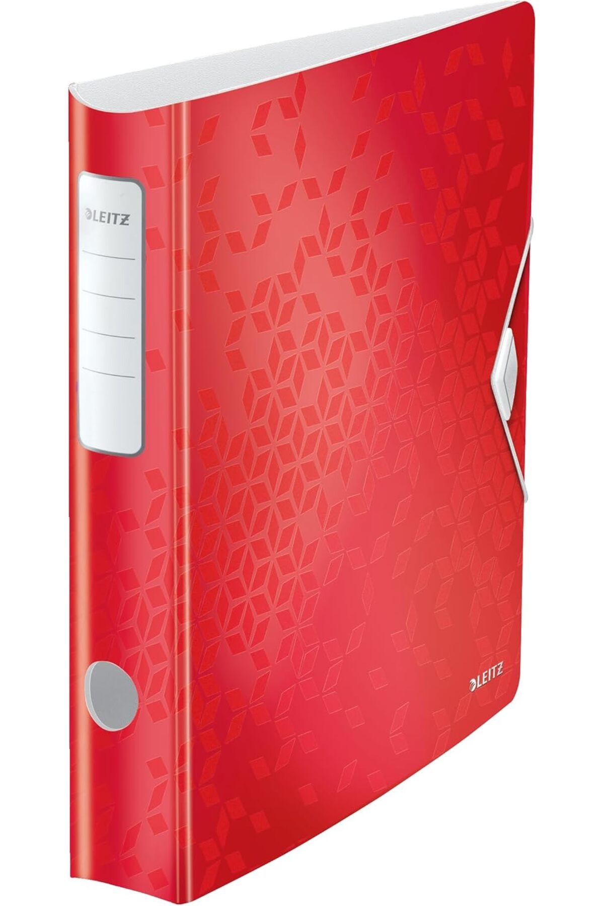 STOREMAX ysstorex WOW telli dosya, metalik kırmızı, A4 klasör, kavisli sırt, 65 mm genişlik, elastik sa