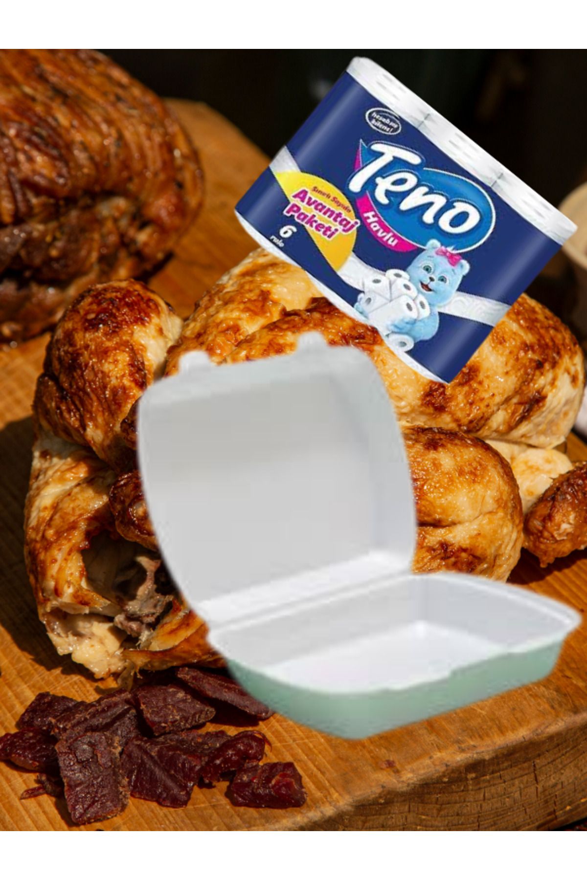 Teno-Foam Plate with 6 Towels + Single Eye Cover 10 Pieces 4