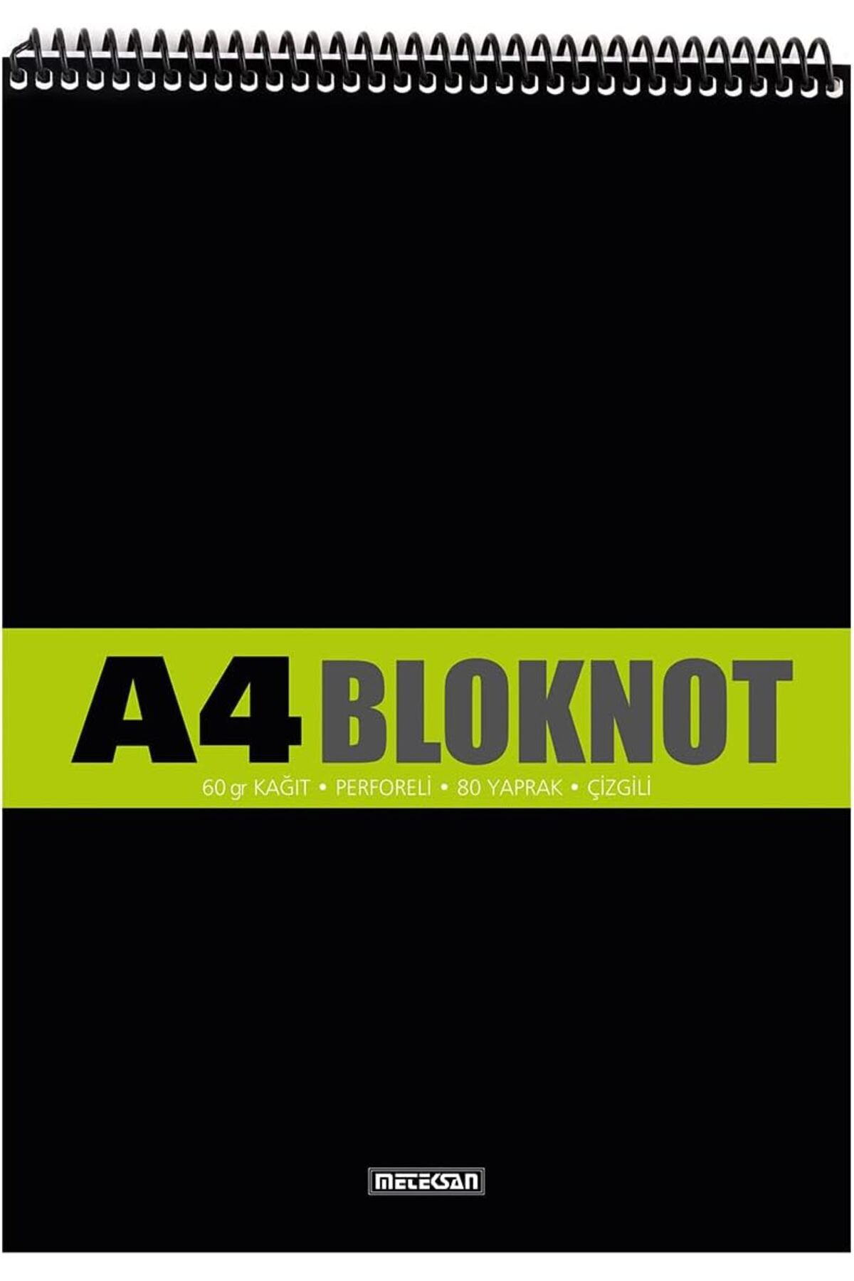 STOREMAX mrttnca A4 Pet Spiralli Bloknot 80 Yaprak 2'li Paket, Çizgili trndymrt 1087243