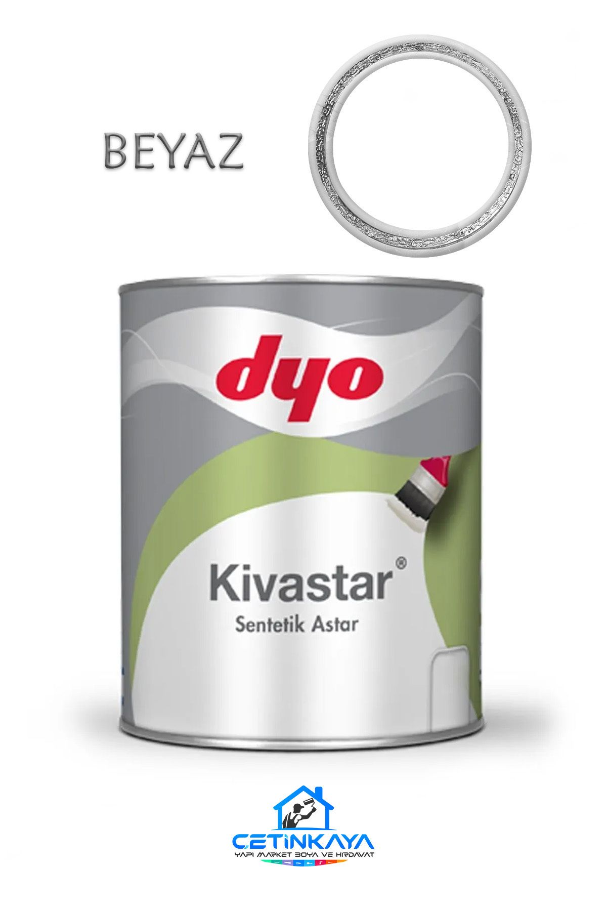 Dyo Kivastar Sentetik Ahşap Ve Metal Astarı 2.5 Litre