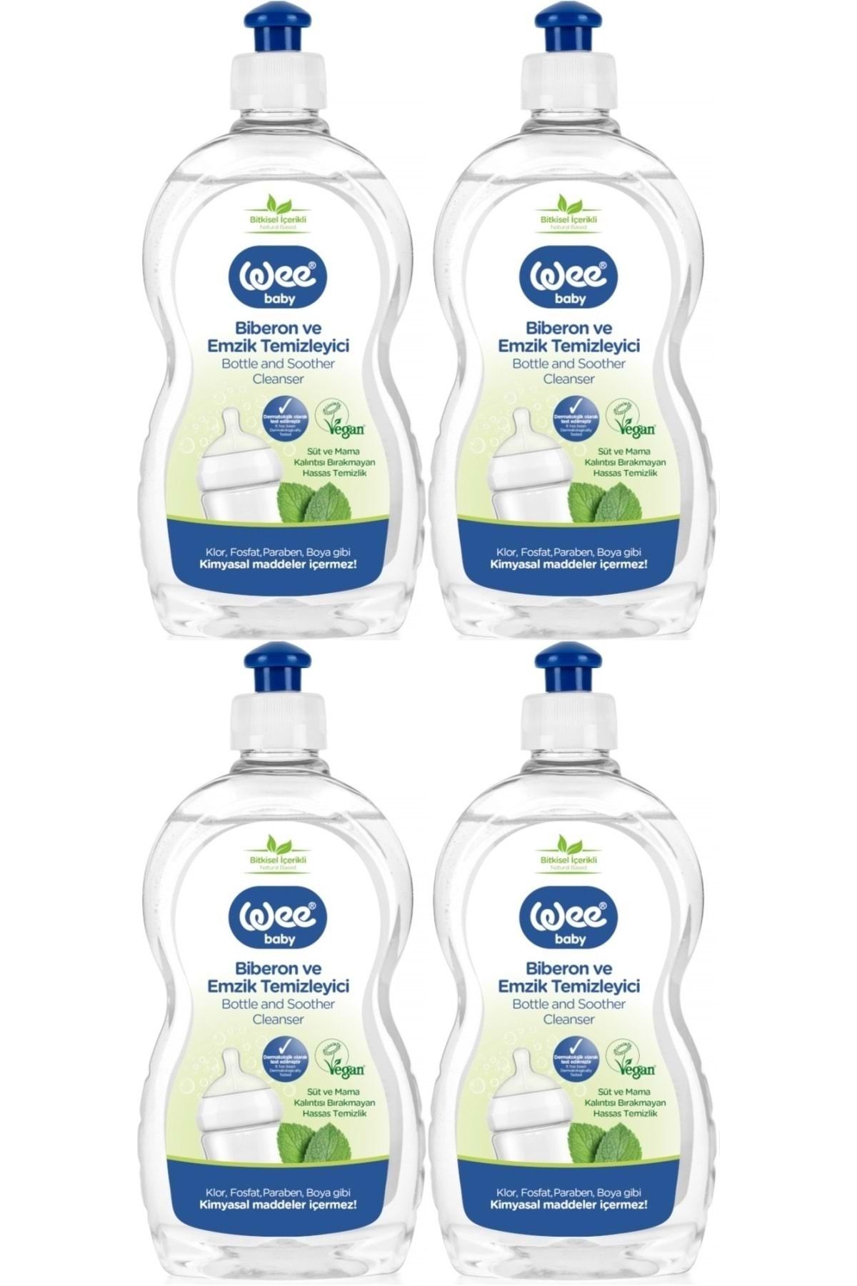 Wee Baby Biberon ve Emzik Temizleyici 500ML (Kod:346) (4 Lü Set)