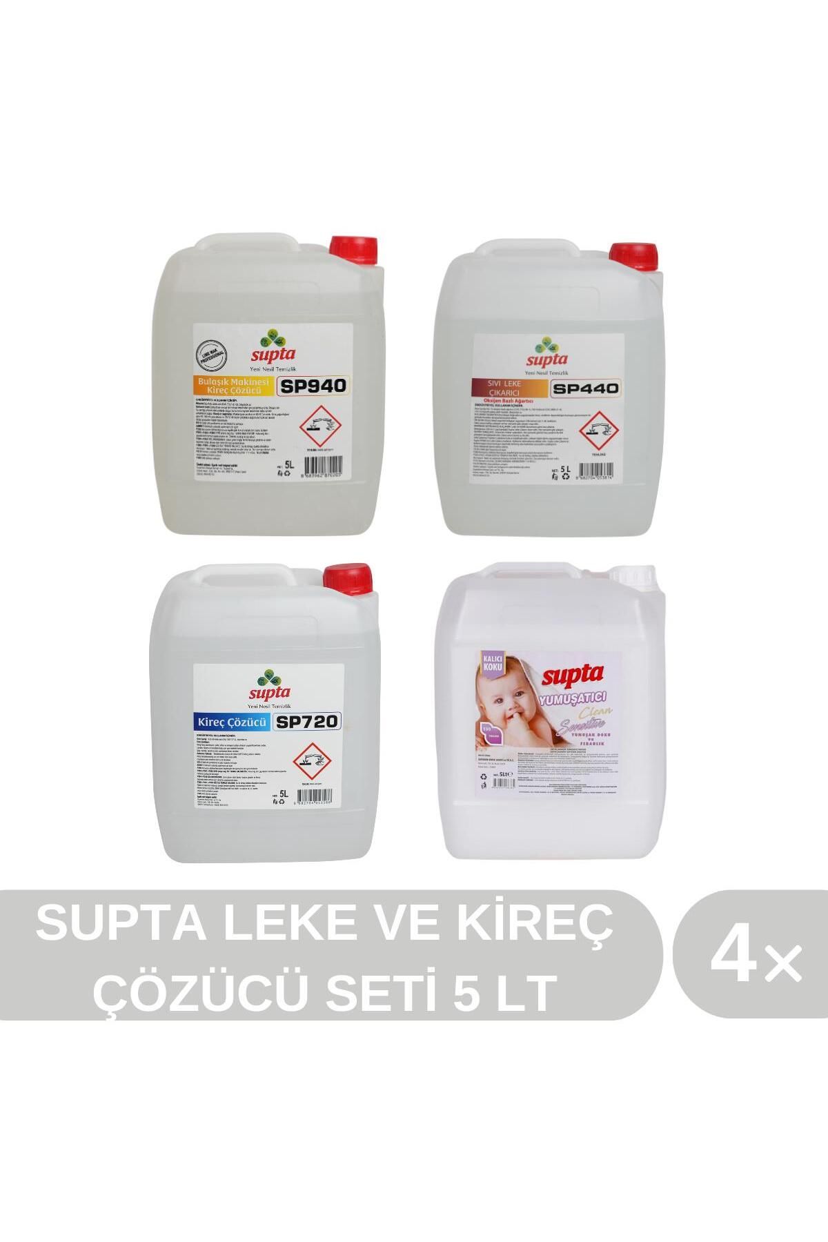 Supta Leke Ve Kireç Çözücü Seti 5 Lt