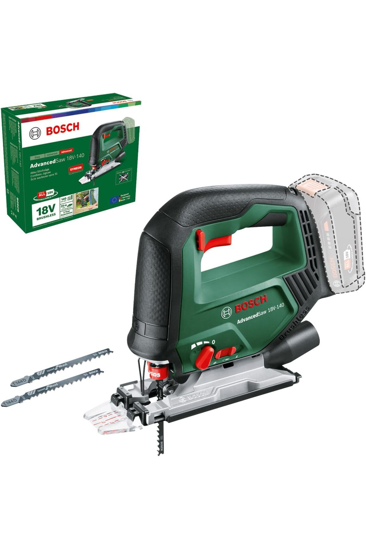 STOREMAX ezlgrup Home & Garden AdvancedSaw 18V-140 Solo (Aküsüz) brkshop 971895