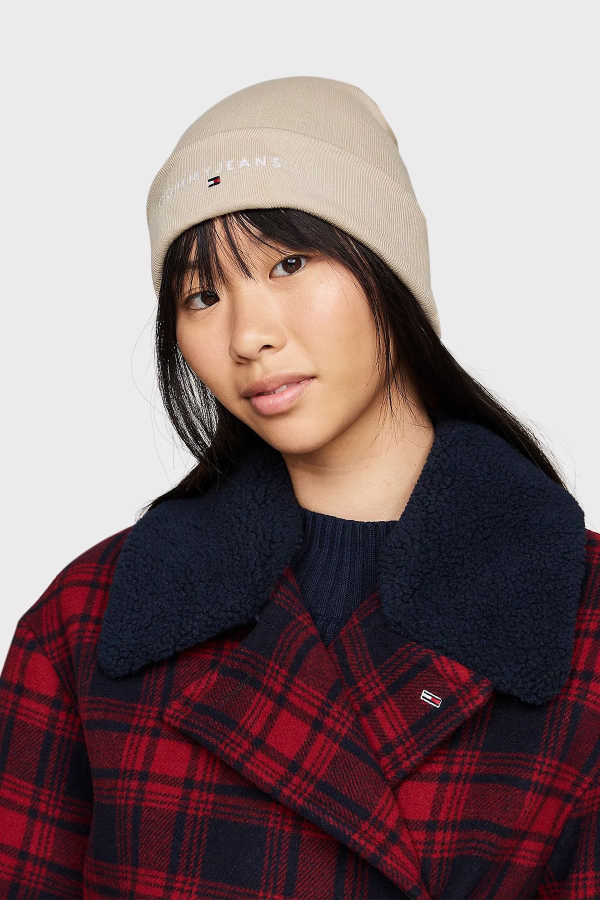 Tommy Jeans-قبعة بشعار ناعم من القطن بنسبة 100% - BERE AW0AW16783 ACG 2