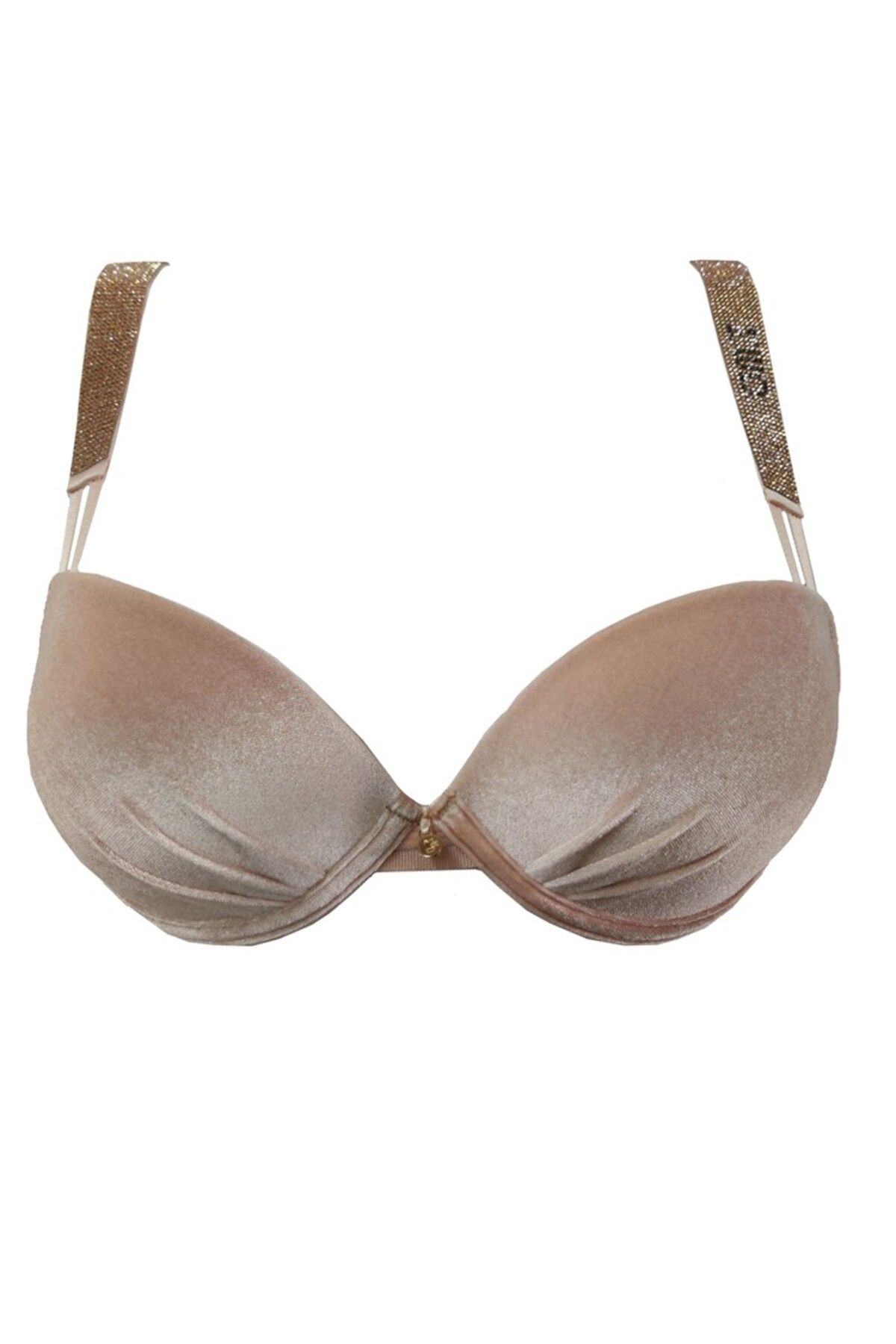 MED-G 2012701001   Half Padded Stone Detailed Bra 1