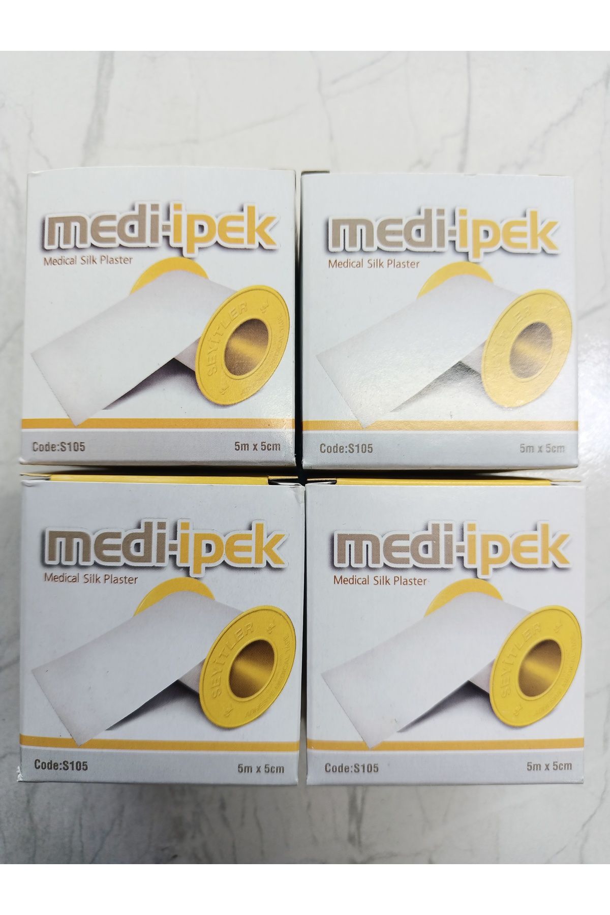 Mediipek Tıbbi İpek Flaster 5cmx5m Rulo x4 ADET