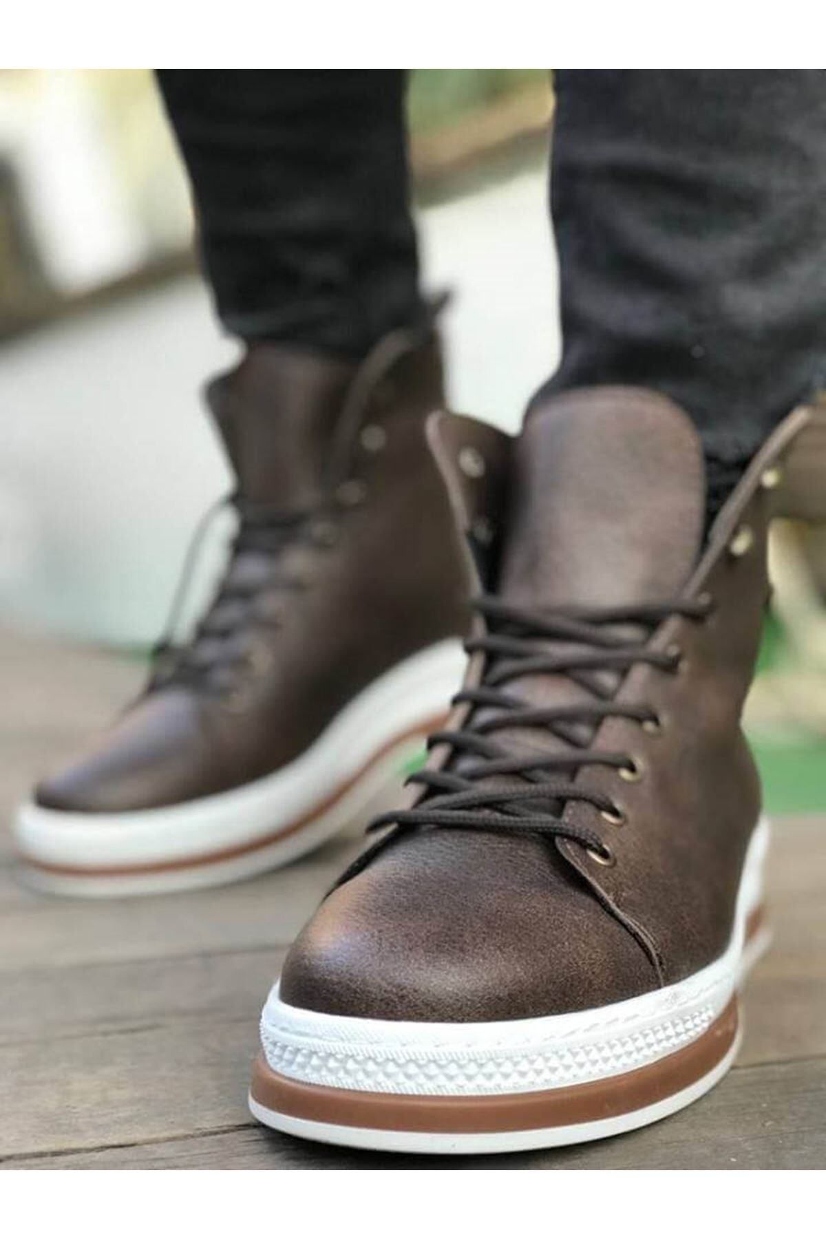 Chekich-Men's Boots Brown-11319 1