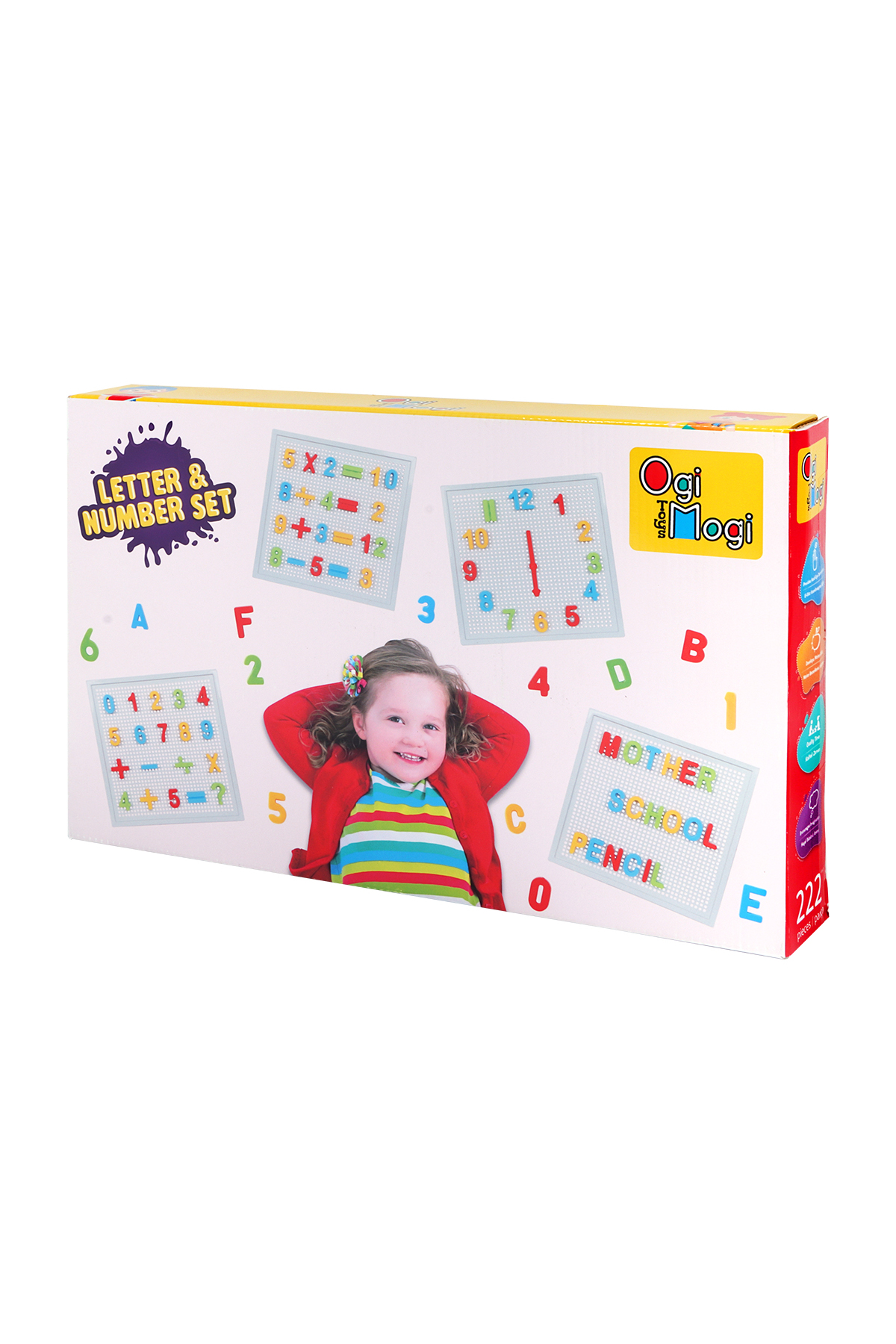 مجموعه حروف و اعداد ۲۲۰ تکه