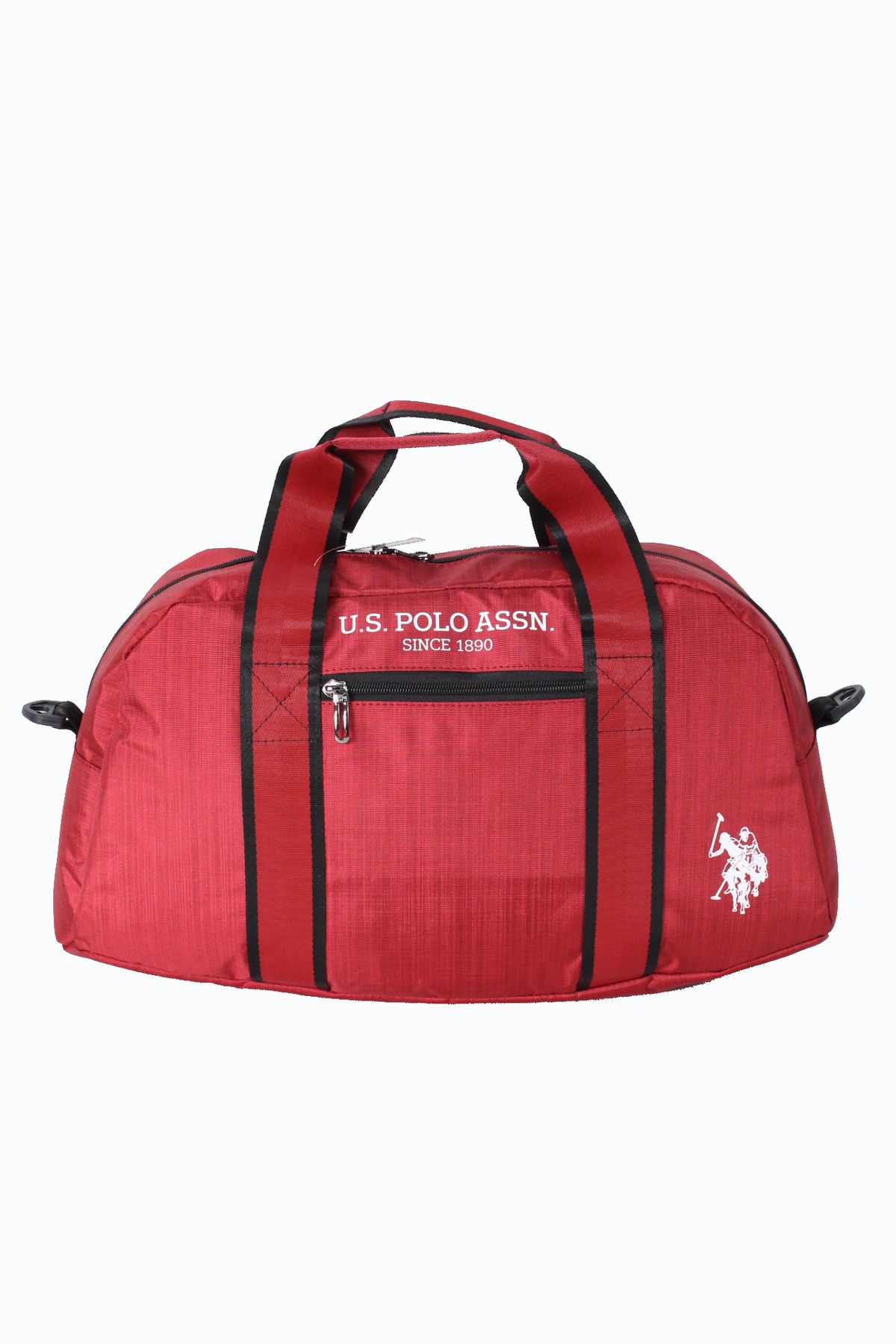 کیف شانه ای قرمز مردانه و زنانه PLDUFF23820 کیسه دوفل متوسط ​​قرمز U.S. Polo Assn.