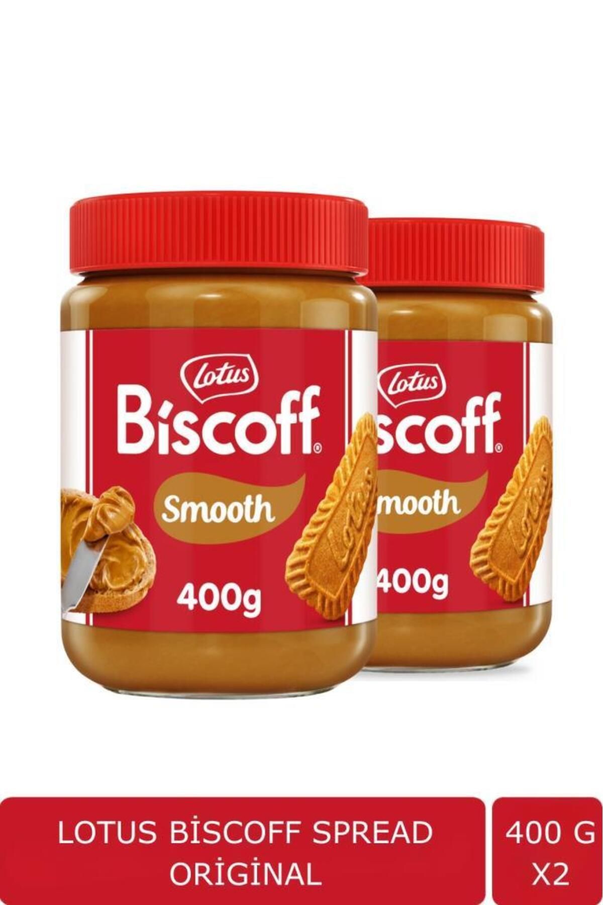 Lotus Biscoff Sürülebilir Karamelize Bisküvi Ezmesi - 400 Gr X 2 Adet