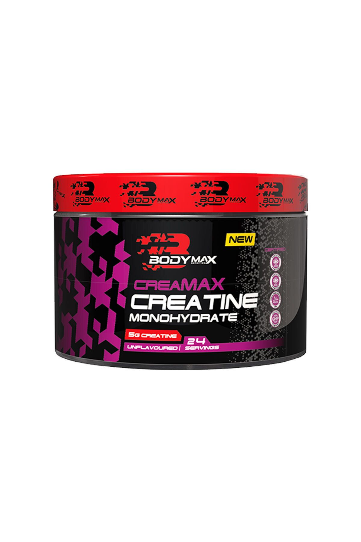 BODYMAX-Gold Whey Protein - Chocolate Flavored 960g Powder + Creamax Creatine 120g + Shaker 3