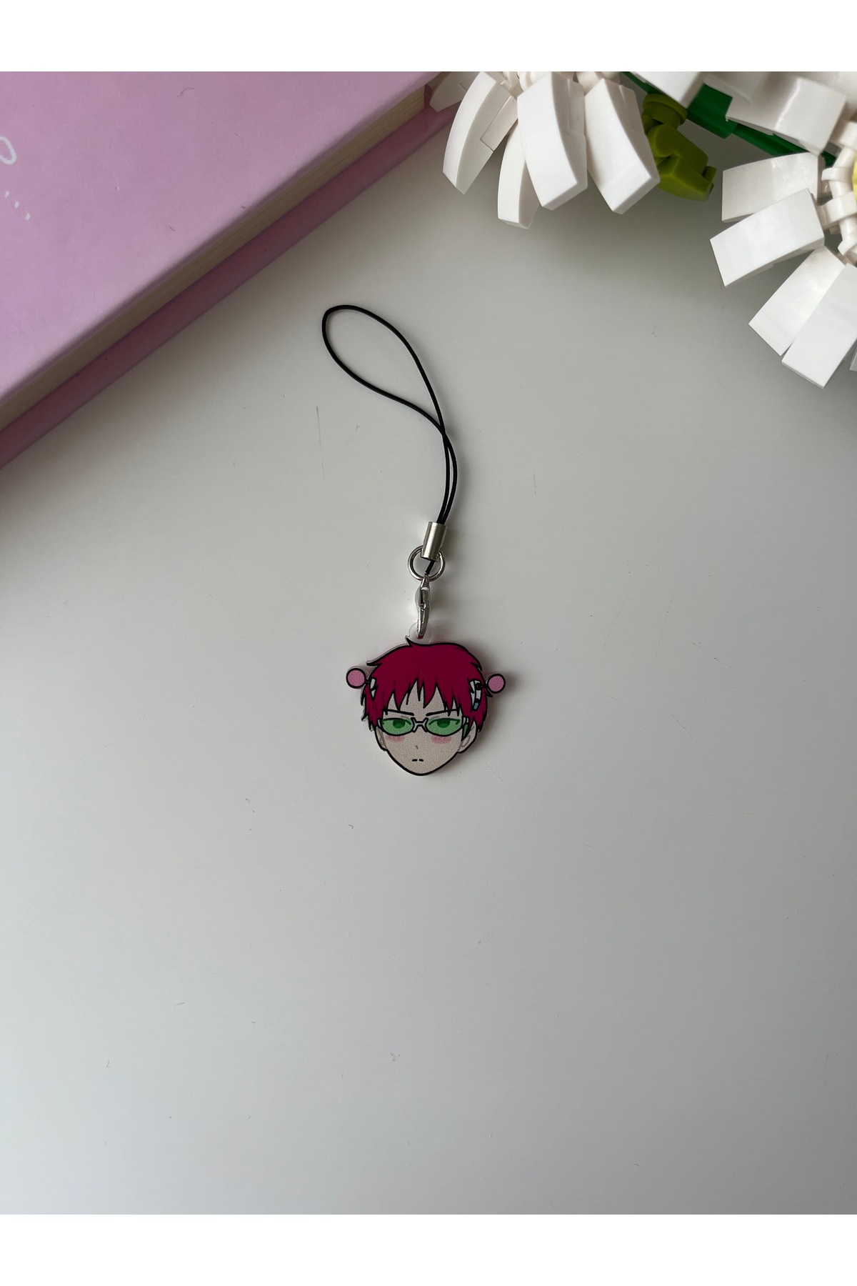 Saiki K. Anime Saiki Anime Acrylic Phone Charm