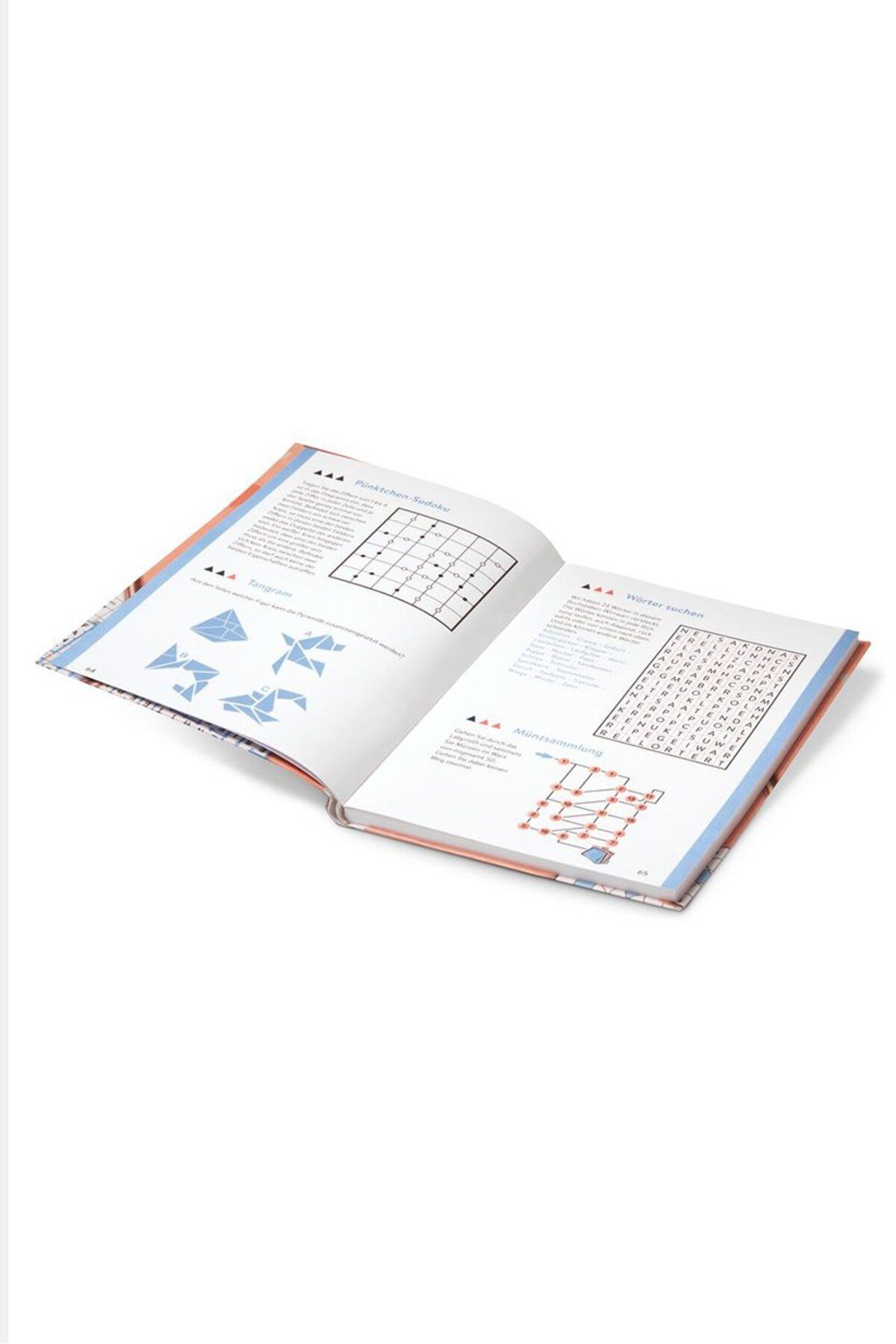 Tchibo-German Language Take A Break Puzzle Book, Peach Combo 2