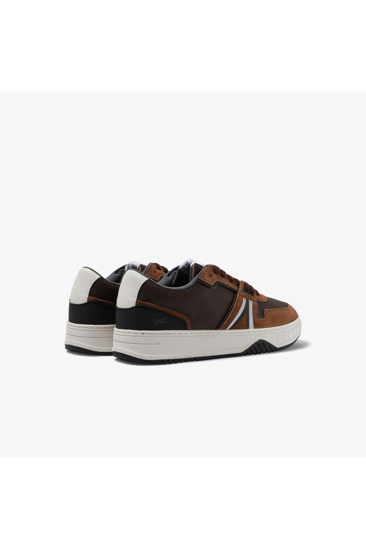 اسنیکر چند رنگ مردانه کفش ورزشی قهوه ای L001 Lacoste