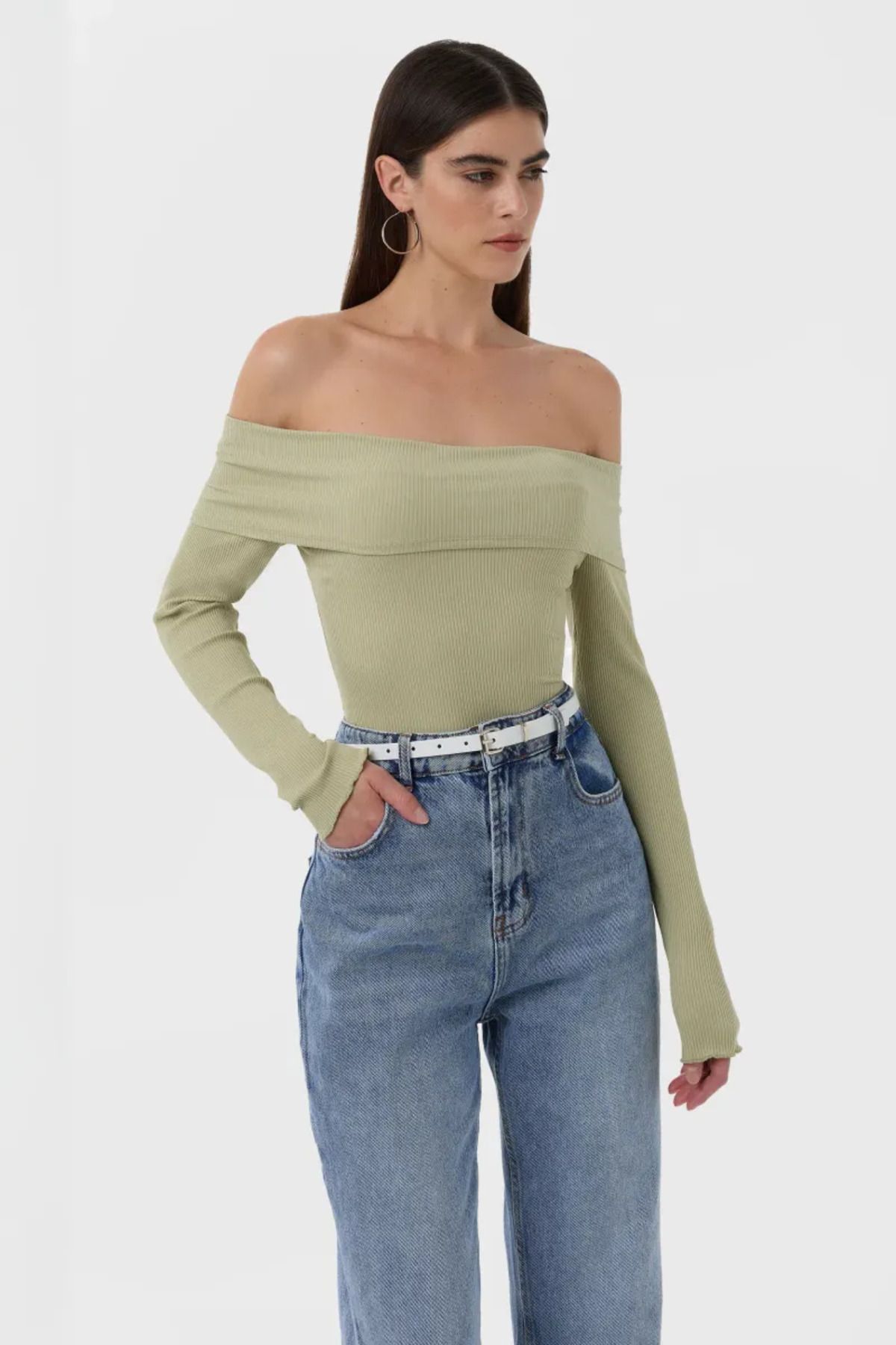 Hiccup-Μπλούζα με γιακά Madonna Off Shoulder 3