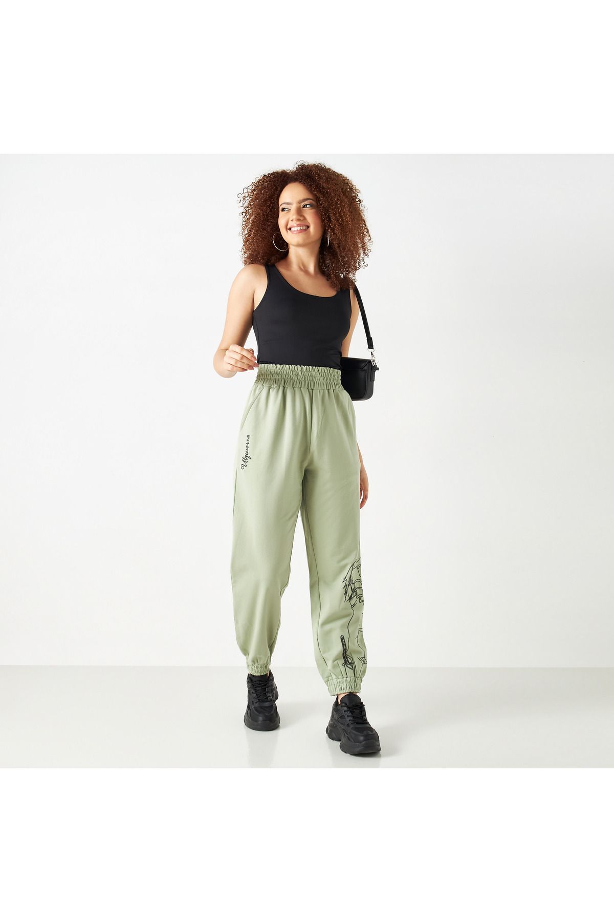 SP Characters-Ulquiorra Cifer Print Joggers with Elasticated Waistband and Pockets 2