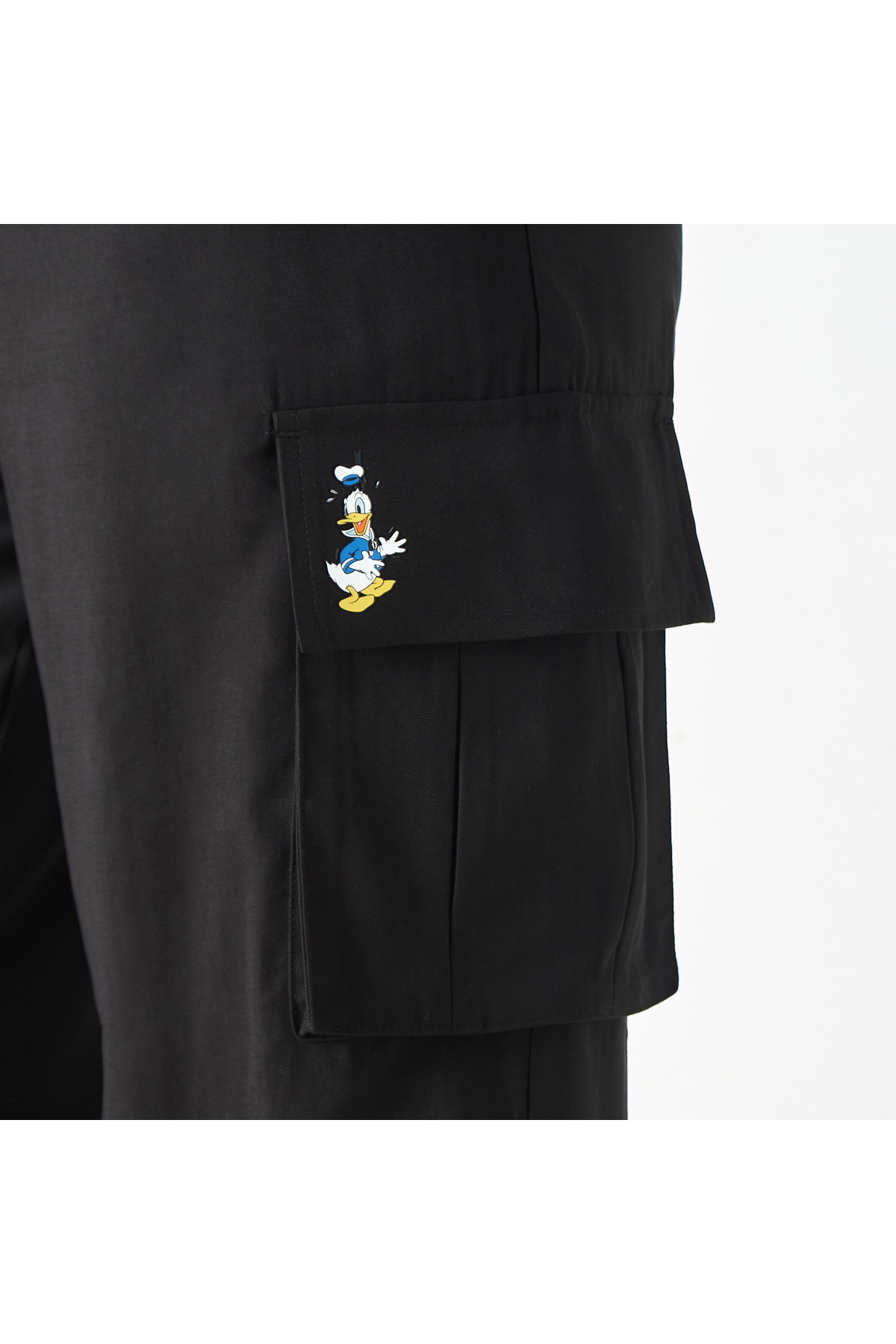 SP Characters-Donald Duck Print Wide Leg Pants With Drawstring Closure And Pockets 4