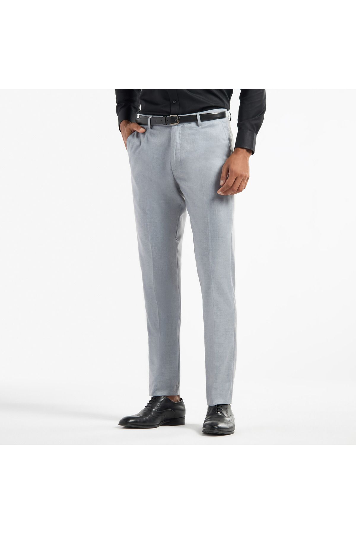 FAV-Regular Fit Trousers with Pockets and Button Closure 1