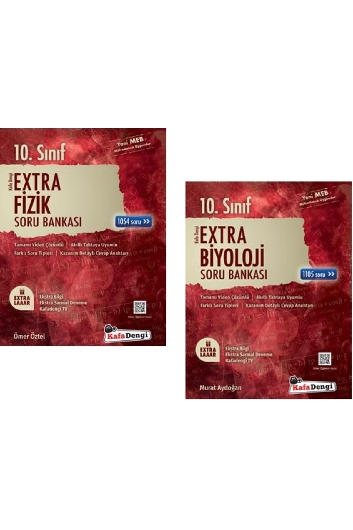Kırtasiye seti ve Kafadengi 10. Sınıf Fizik + Biyoloji Extra Soru Bankası Seti 2 Kitap 2023 Kırtasiye seti ve Kafadengi 10. Sınıf Fizik + Biyoloji Extra Soru Bankası Seti 2 Kitap 2023