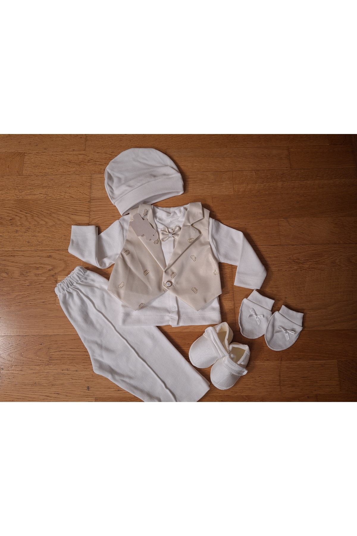 biyan collection Erkek Bebek Yelekli Özel Gün Mevlüt Sünnet Takımı Hastane Çıkışı Mevlütlük Bayramlık Doğum Hediyesi fotoğrafı 6 (önizleme)