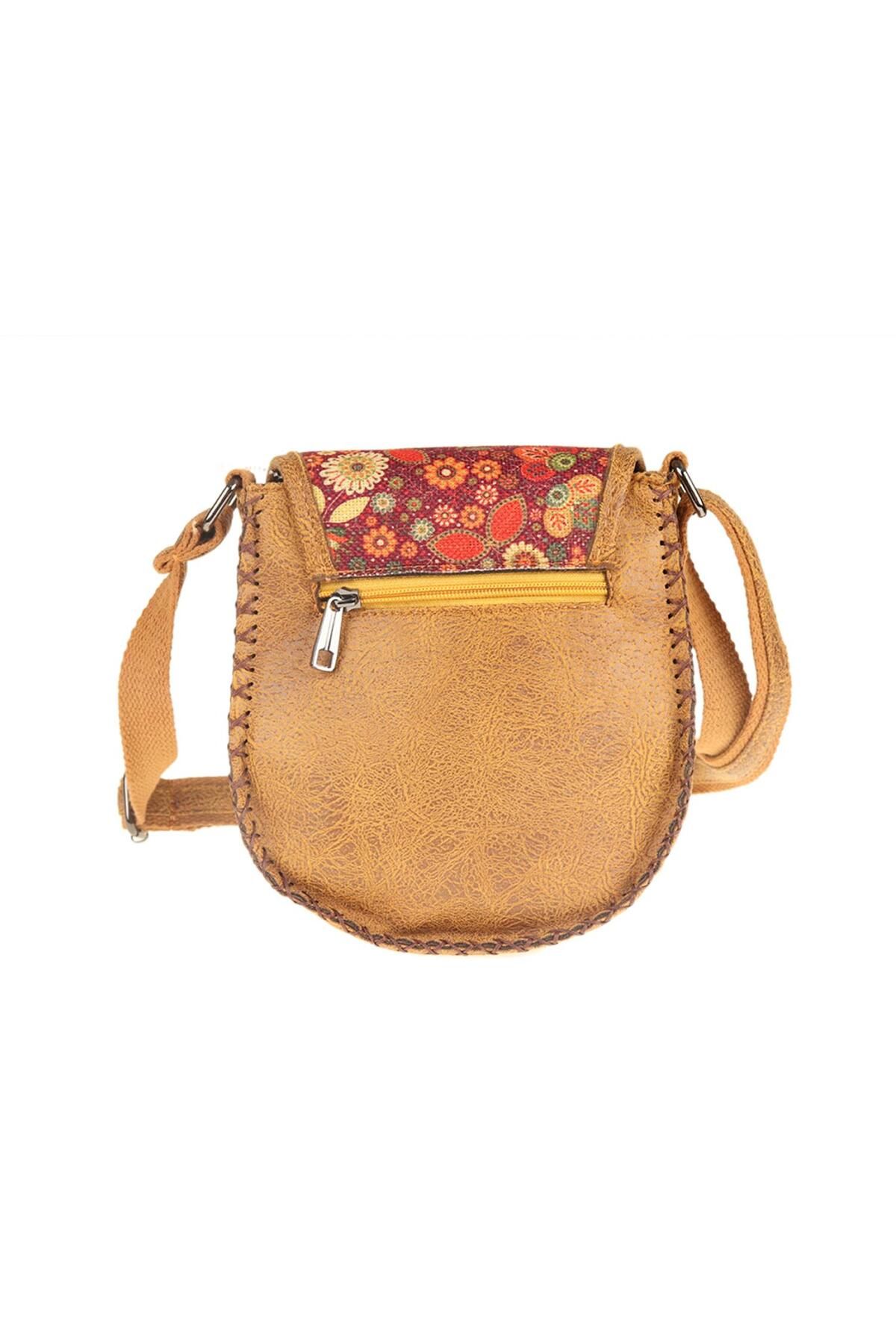 Attach-Mustard Yellow Braided - Witch Design Crossbody Bag 3