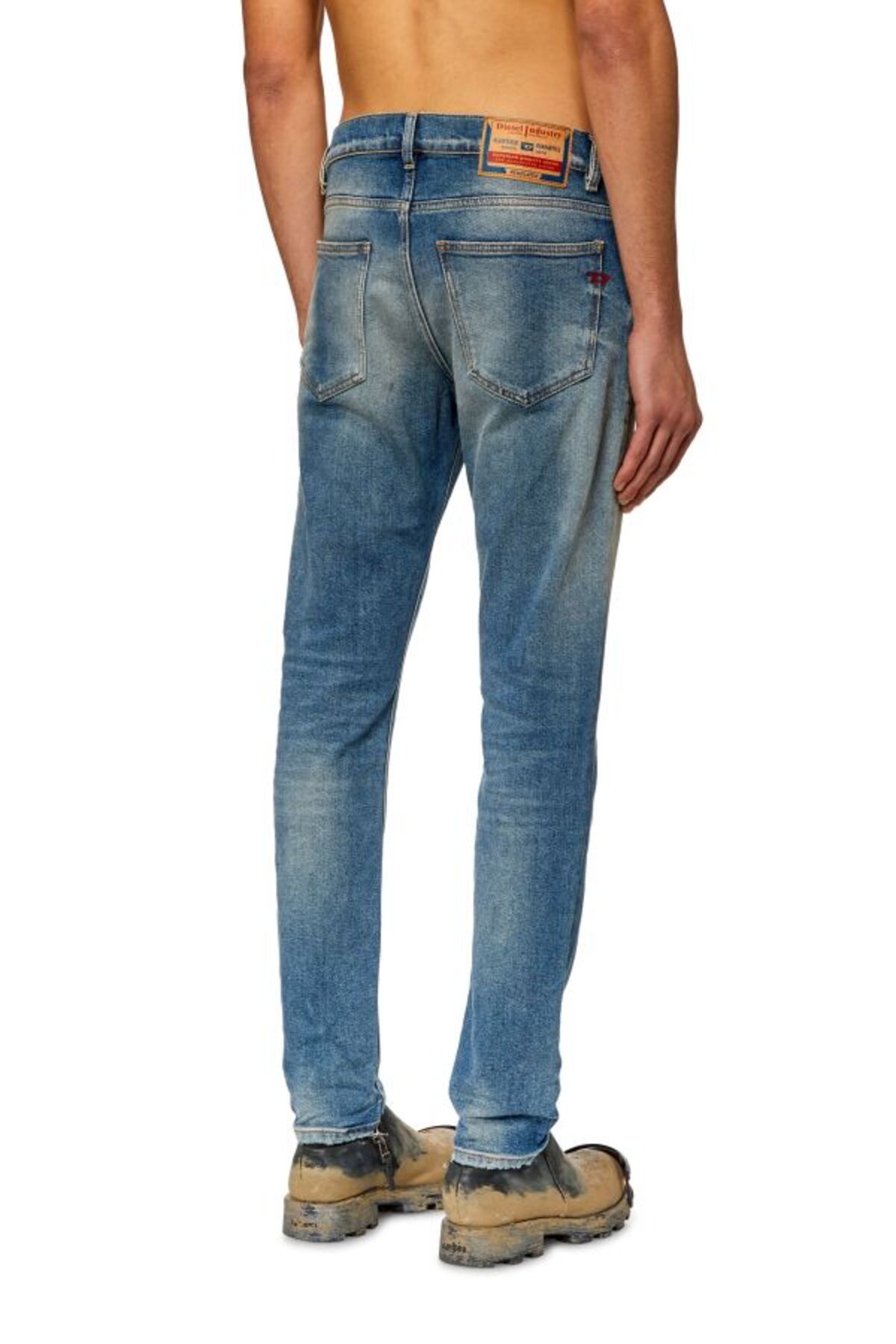 شلوار جین آبی مردانه Slim Fit Blue Jean 2019 D Trukt Diesel