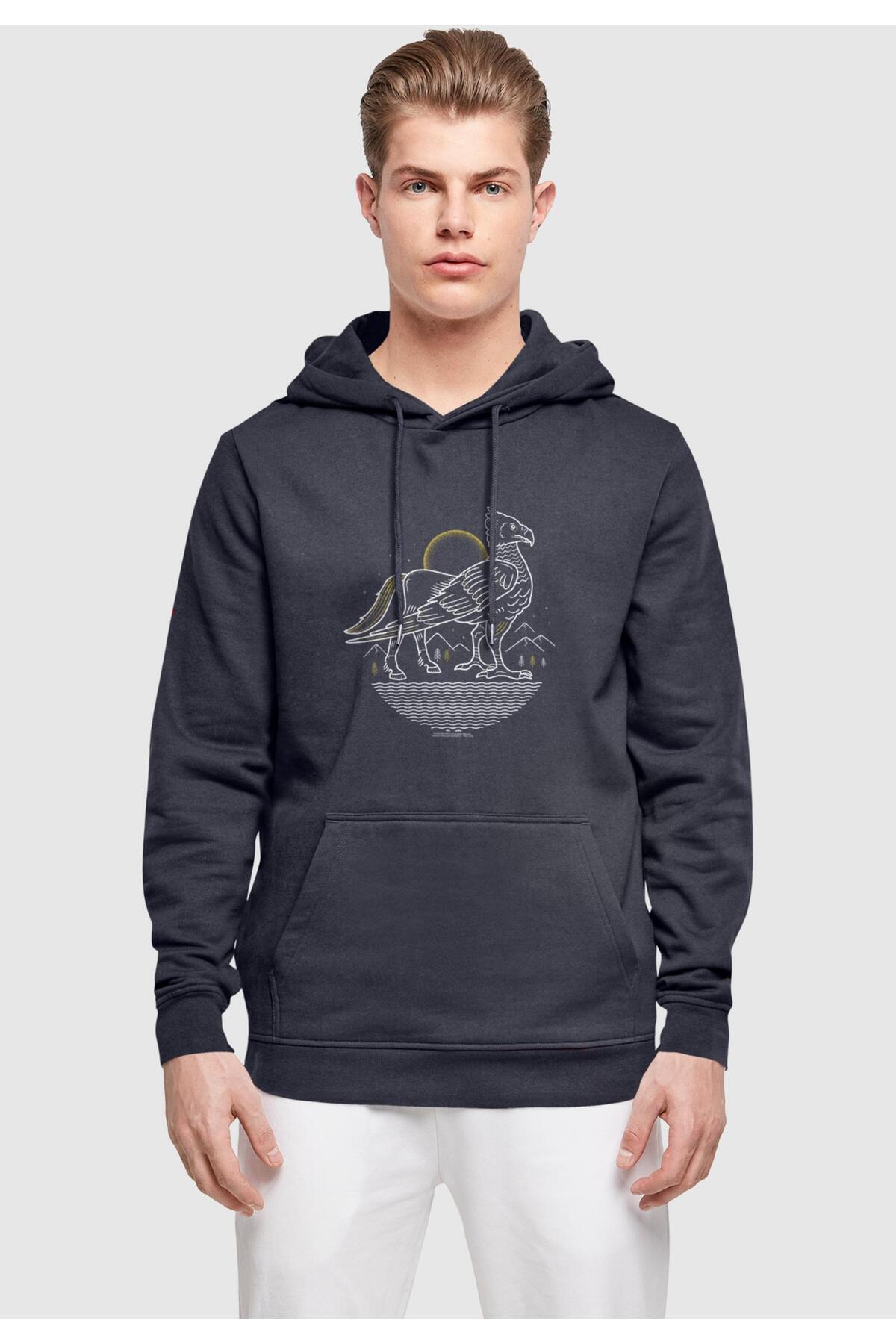 ABSOLUTE CULT-Harry Potter - Buckbeak Line Art Basic Hoody 3