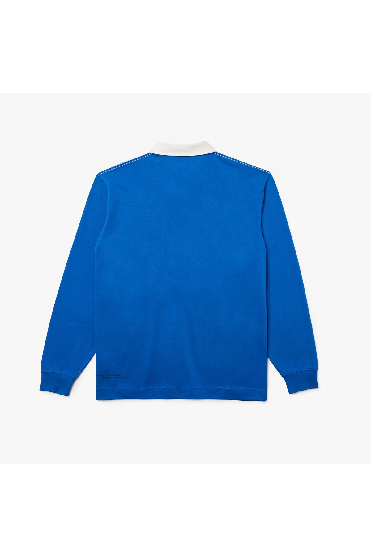 سویشرت آبی مردانه آستین بلند و طرح دار Lacoste