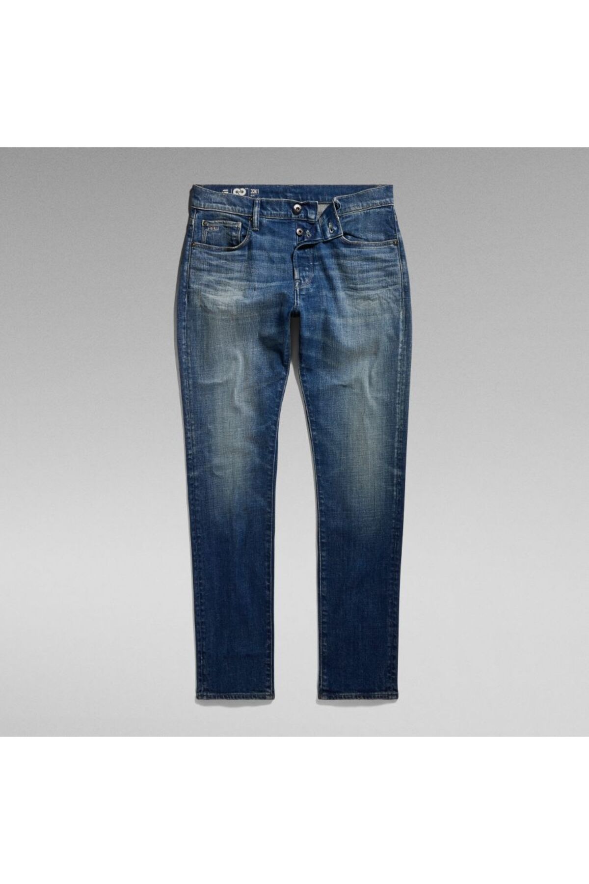 شلوار جین مردانه 3301 باریک اورجینال G-STAR RAW