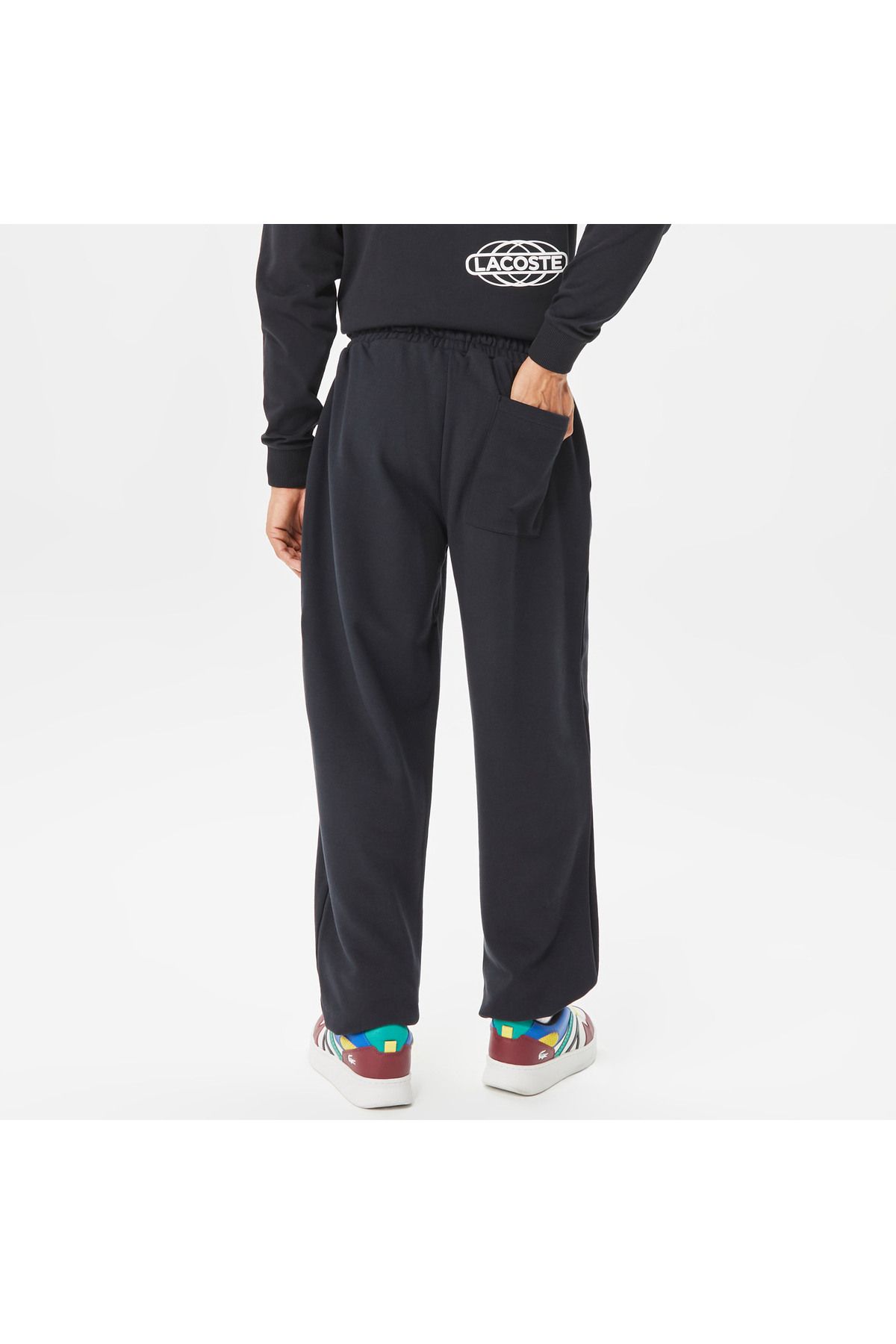 شلوار گرمکن مشکی مردانه House of Superstep X لباس شش Lacoste