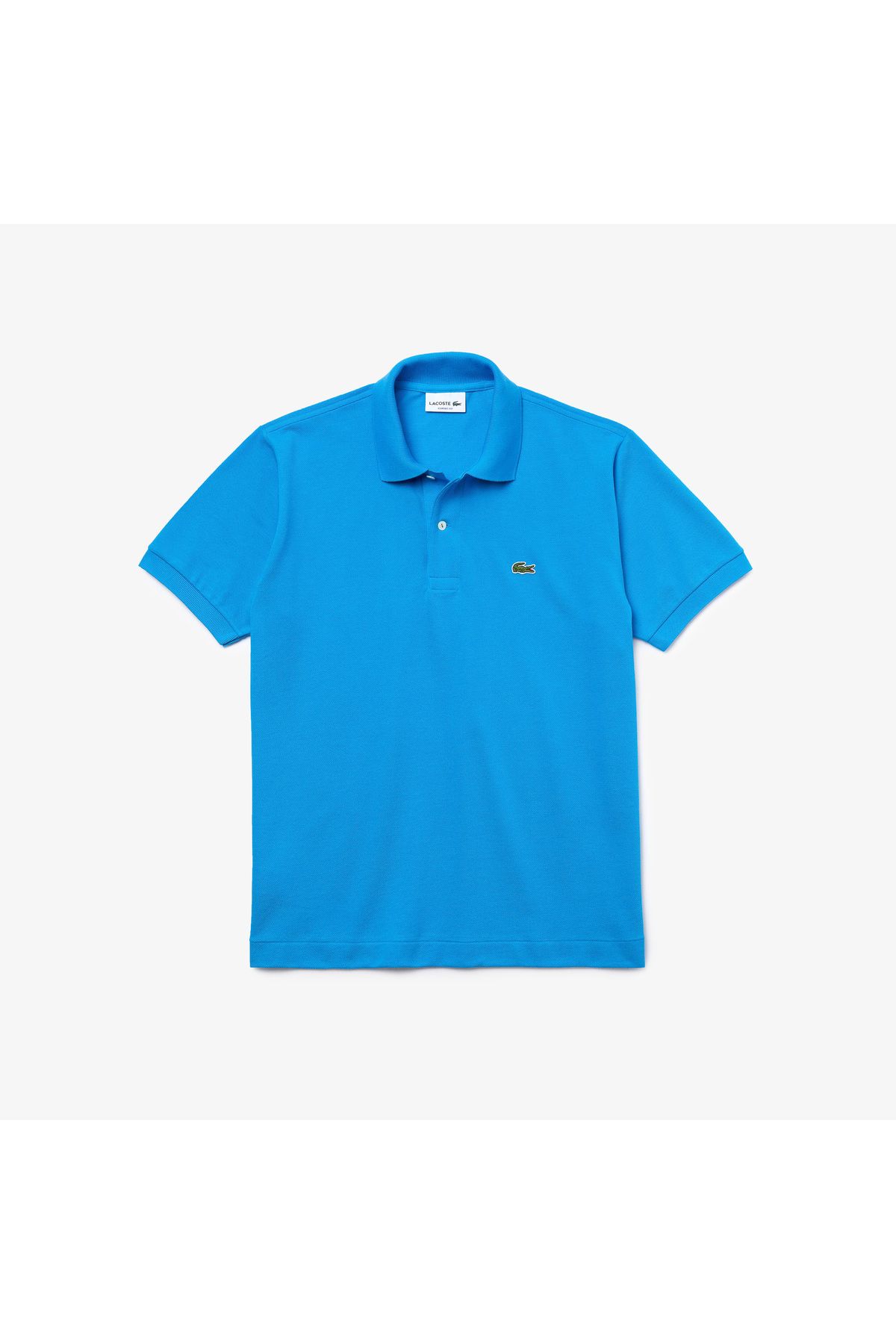 تی شرت یقه پولو آبی مردانه کلاسیک Fit L1212 چوگان Lacoste
