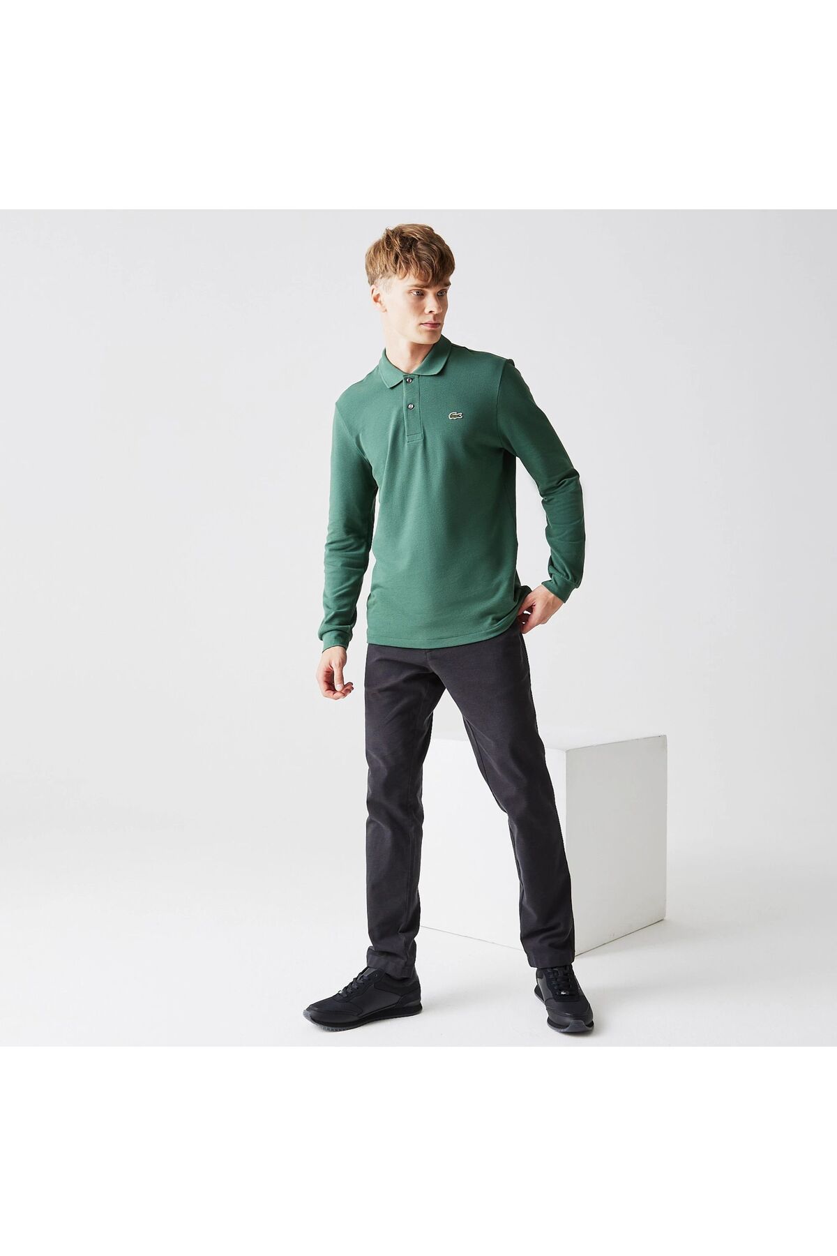 شلوار مشکی مردانه شلوارهای اورجینال Lacoste