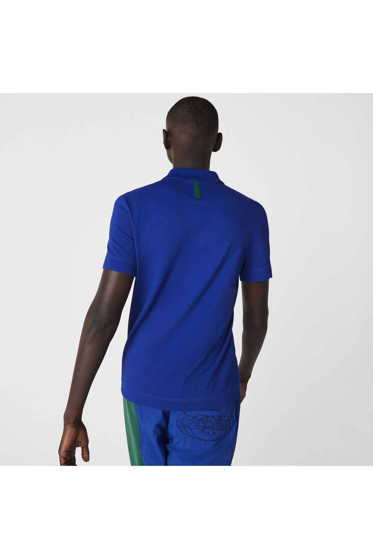 تی شرت یقه پولو آبی مردانه فعال Slim Fit Navy Blue Polo Lacoste