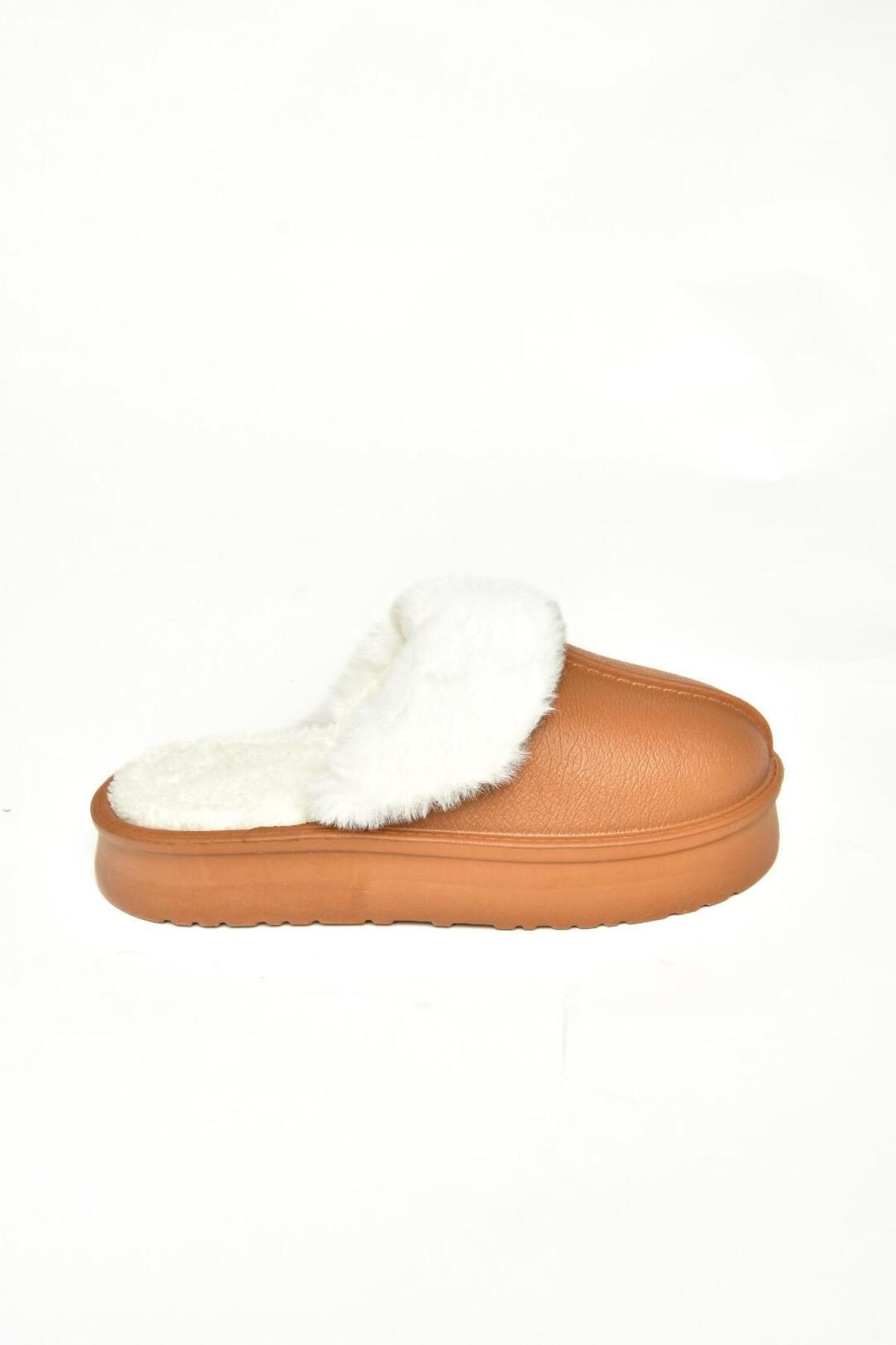Fox Shoes-T 918264209   Braune Plüsch-Damenhausschuhe 7