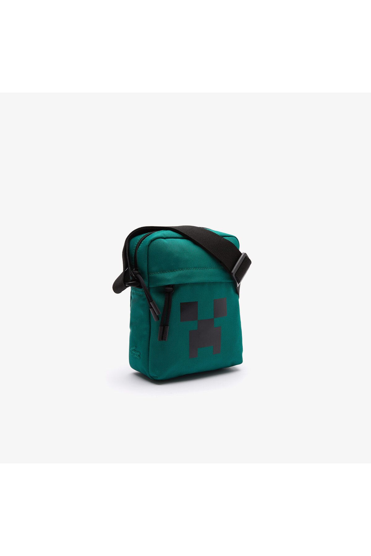 کیف شانه ای مشکی مردانه سیاه X پستاندار سبز Minecraft Lacoste