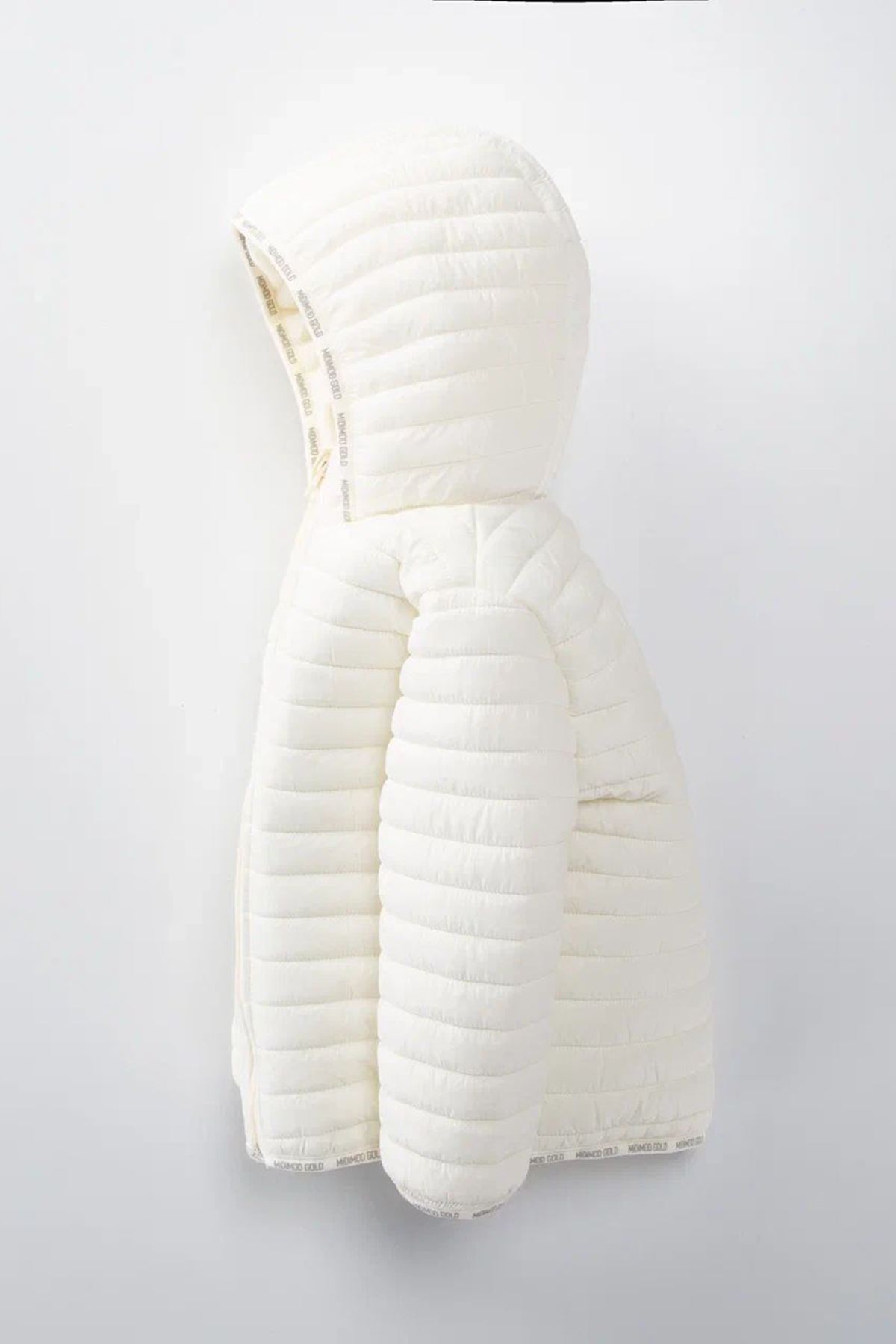 Minigimin Cicileri Miniğimin Cicileri (1-10 Yaş) Kapitone Welsoft Astar Çocuk Kaban Mont- Ekru fotoğrafı 2 (önizleme)