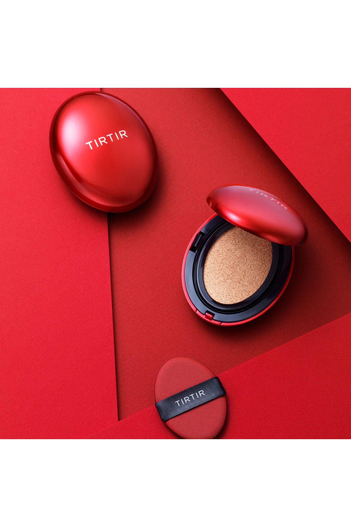کرم پودر TRUST MASK FIT FOUNDATION CUSHION RED 17C PORCELAIN 18GR TIRTIR