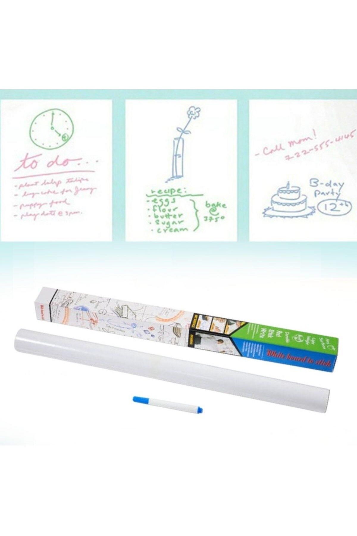 AOTS Silinebilir Kalemli Sticker Duvara Yapışabilen Yazı Tahtası 60x100 cm