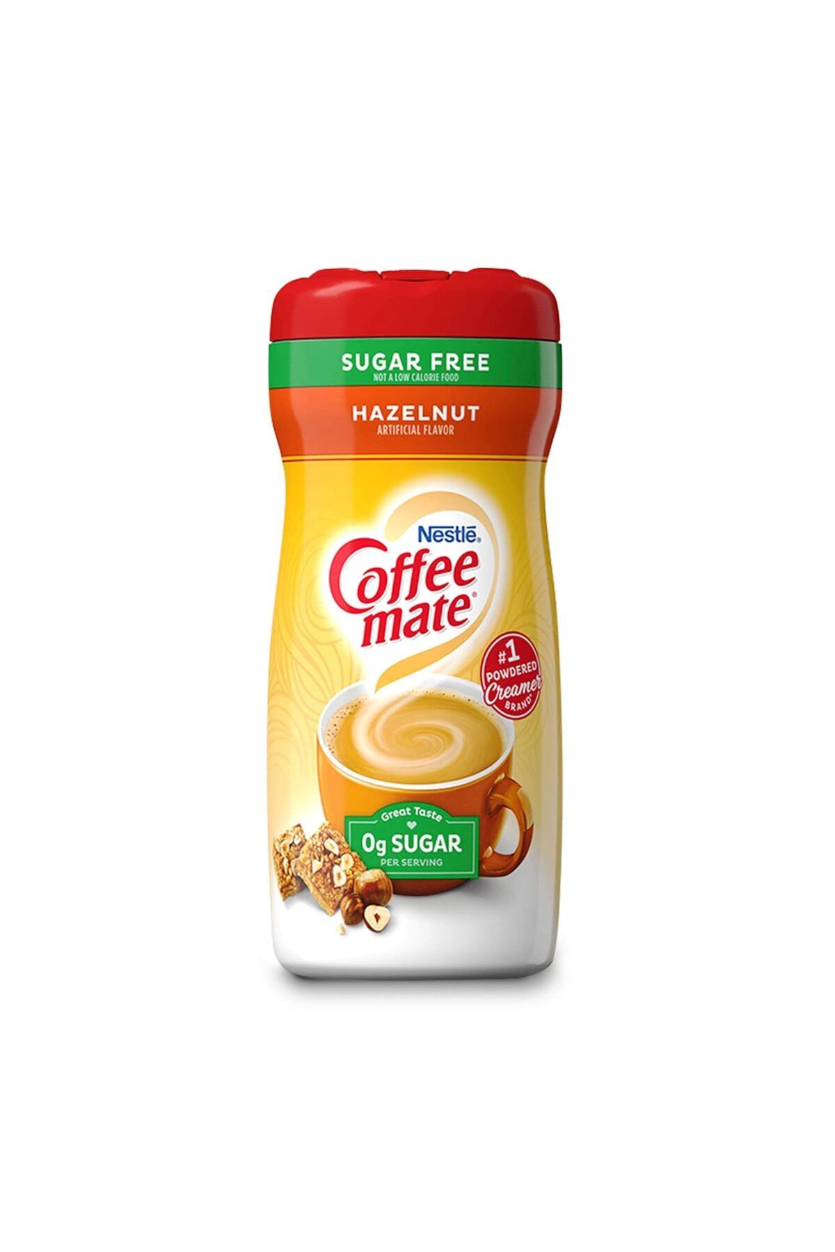 Nestle Coffee Mate Hazelnut Zero Sugar 10.2 Oz 289g