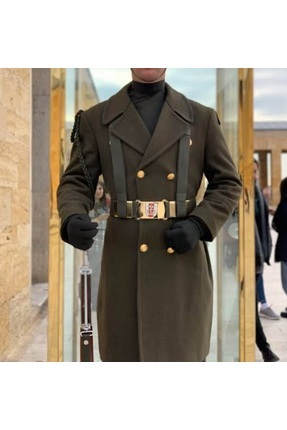 kho military design Türk Ordusu Yün Kaput Unisex (XL-51 D Beden) (Sıfır Ayarı...