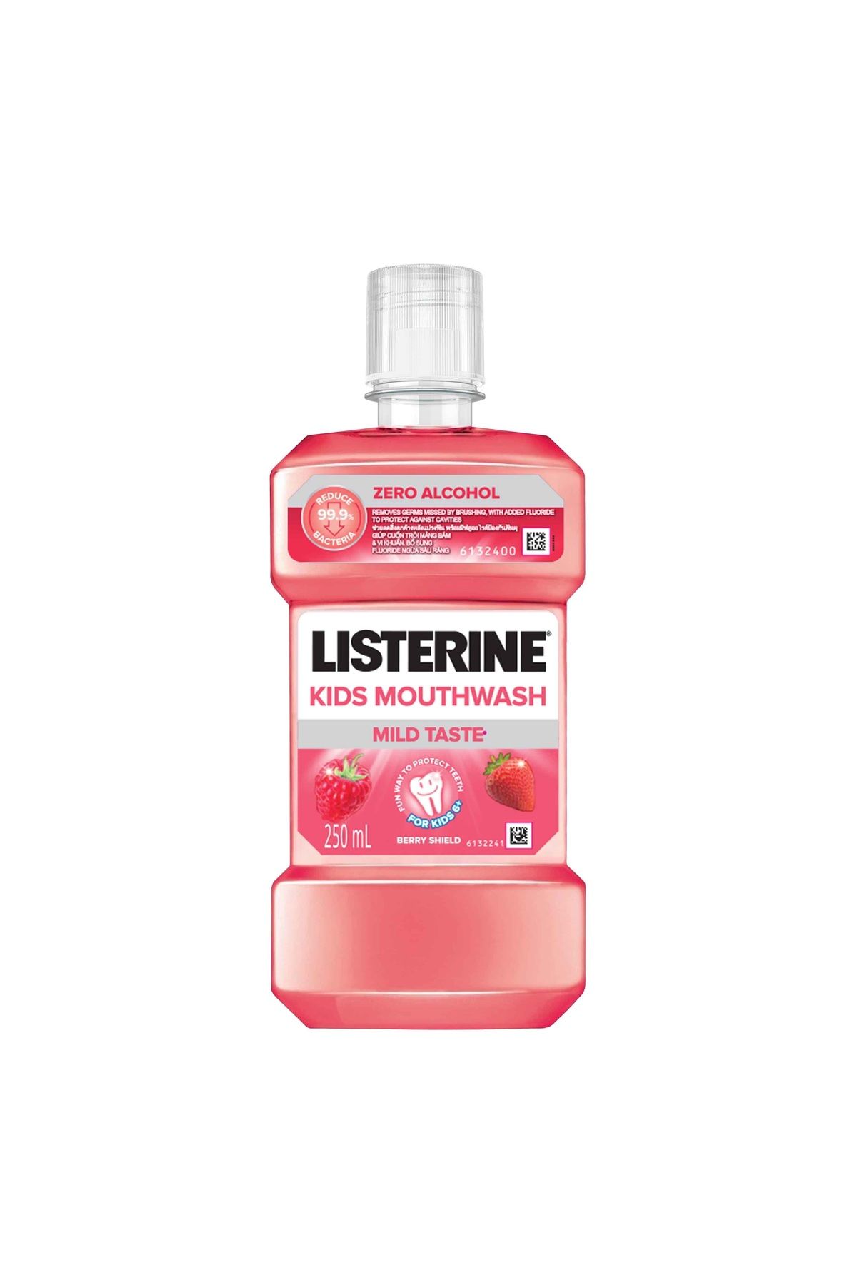 Listerine Çocuklar İçin Özel Üretim Alkolsüz Çilek Aromalı Ağız Gargarası, 6+