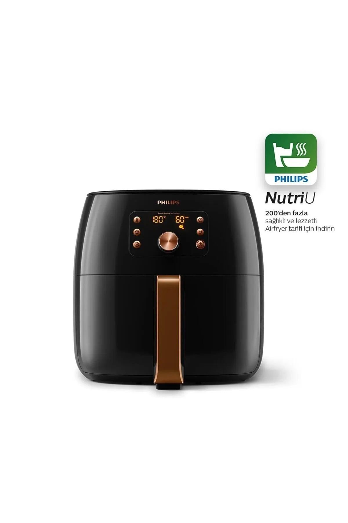 Philips Aile için Uygun 7.3 Litre Büyük Boy Yağsız Pişirme Teknolojili Airfryer